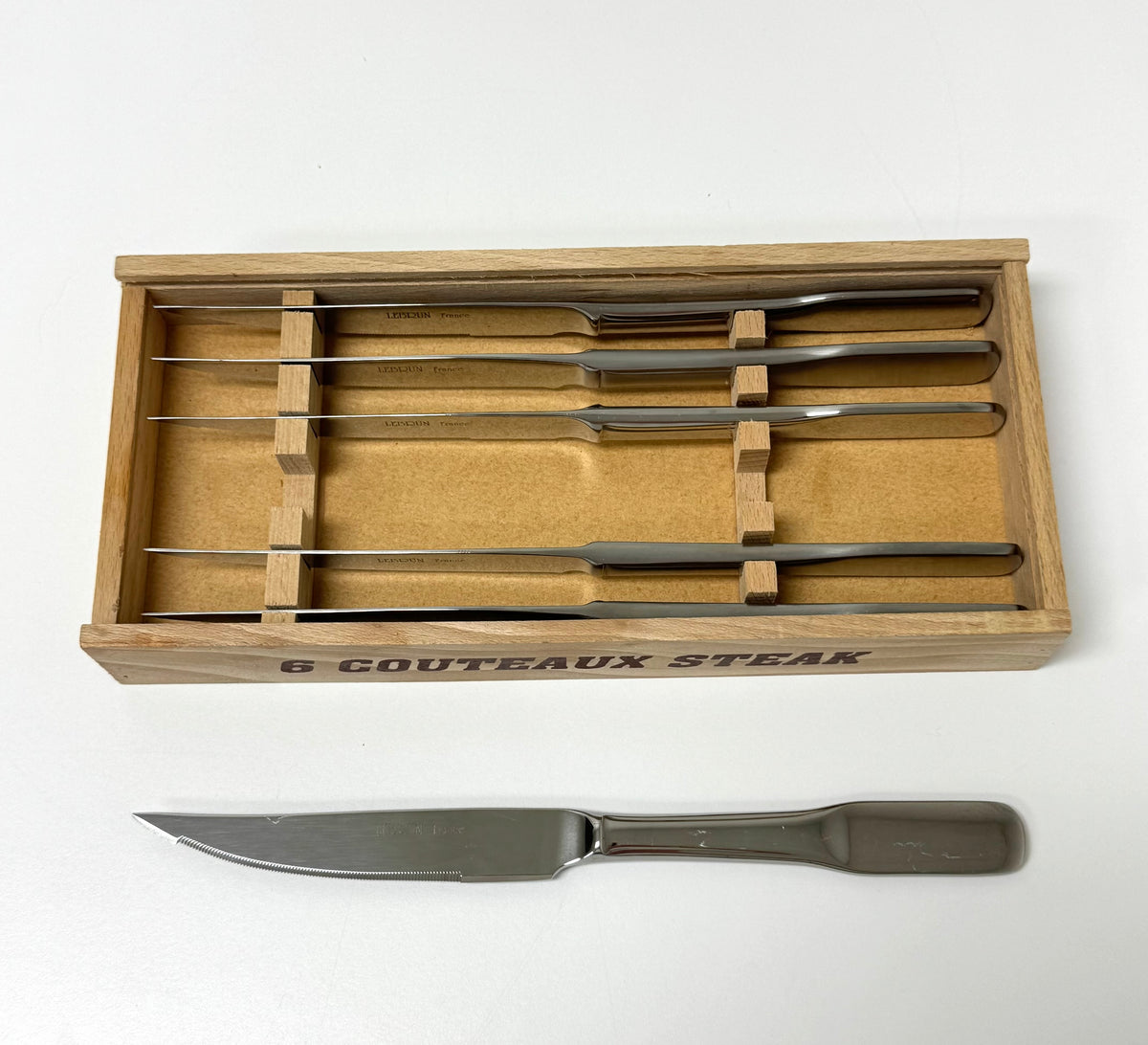 NEW Lebrun France Steak Knives Set of 6