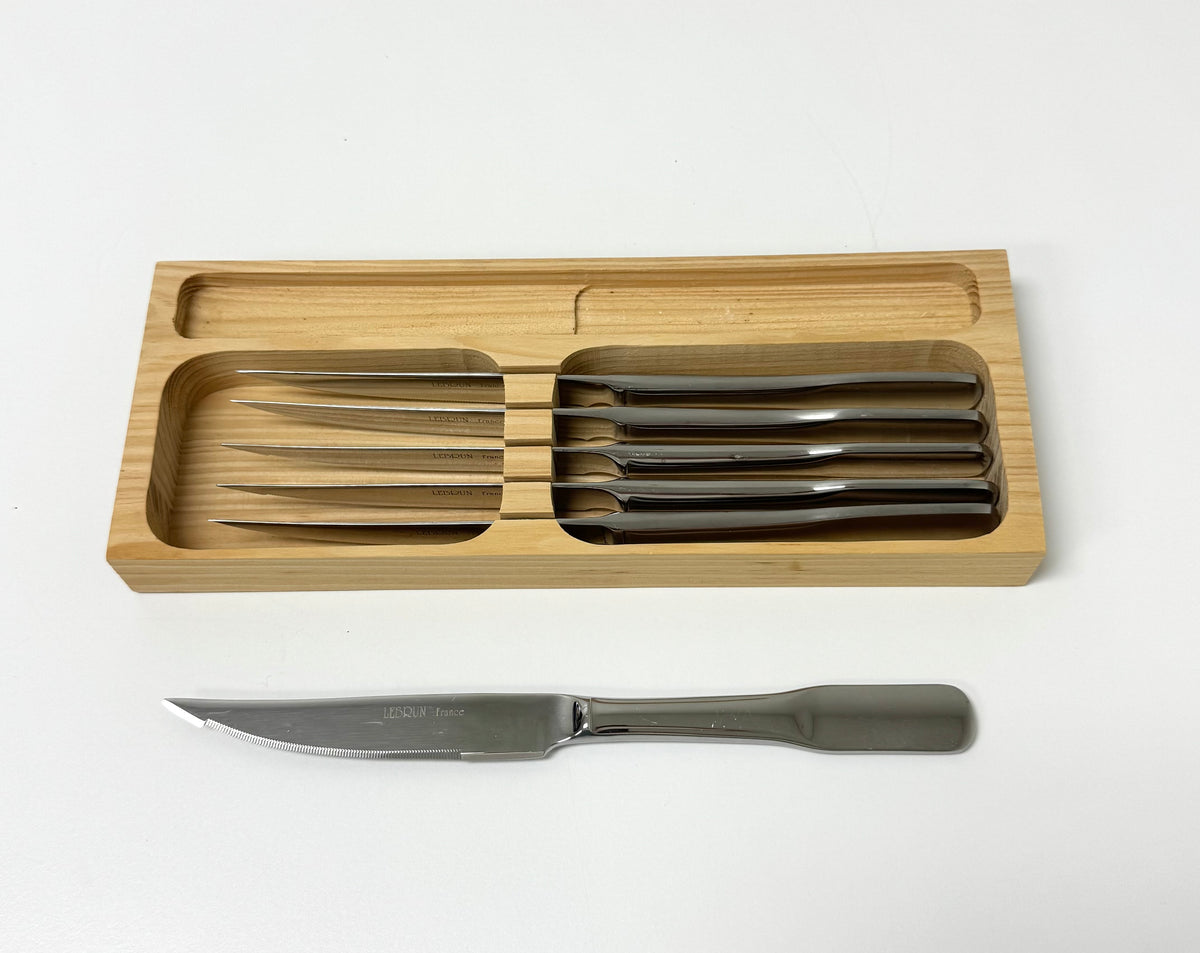NEW Lebrun France Steak Knives Set of 6