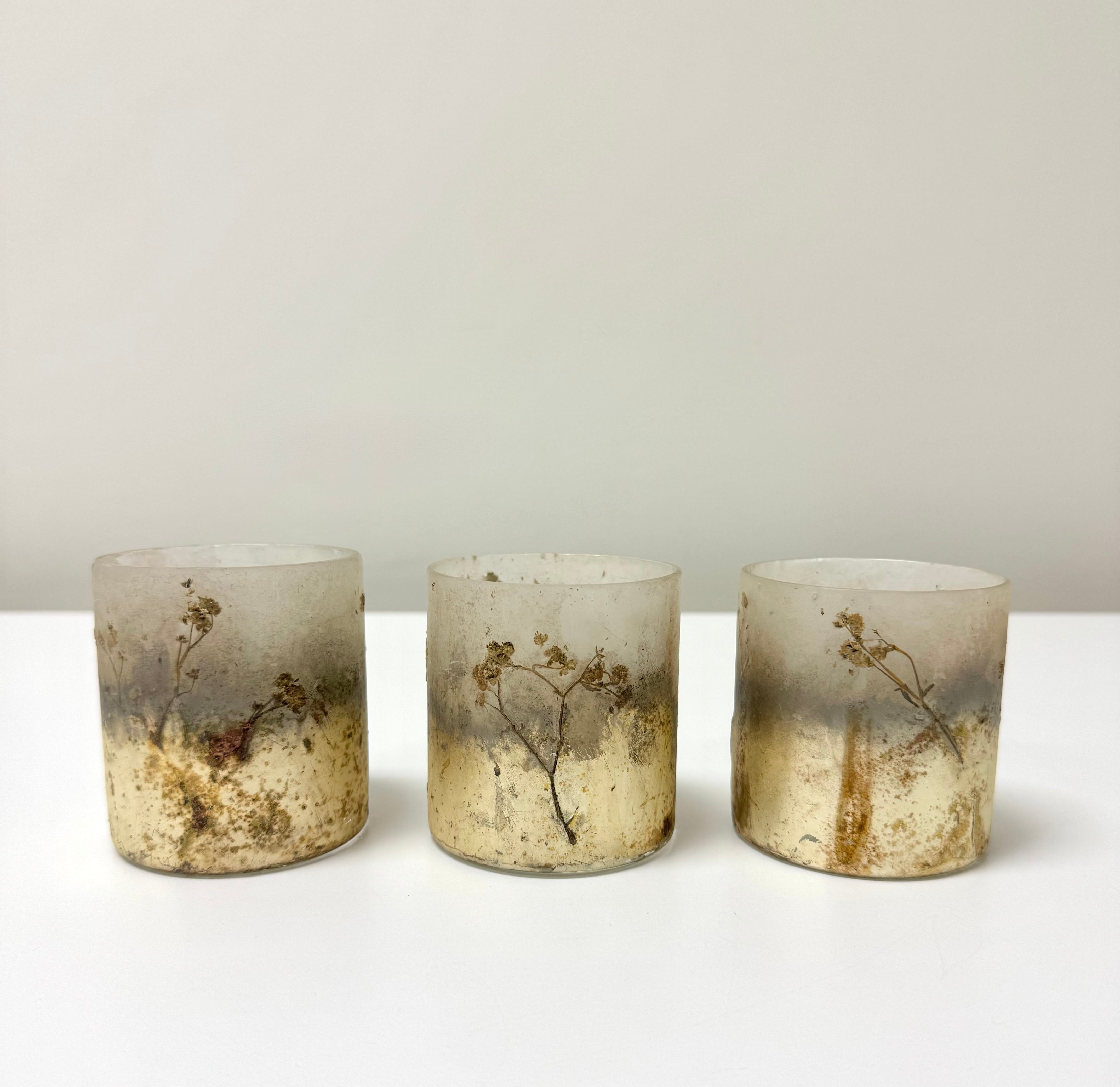 Prairie Grass Candle Holders Set of 3