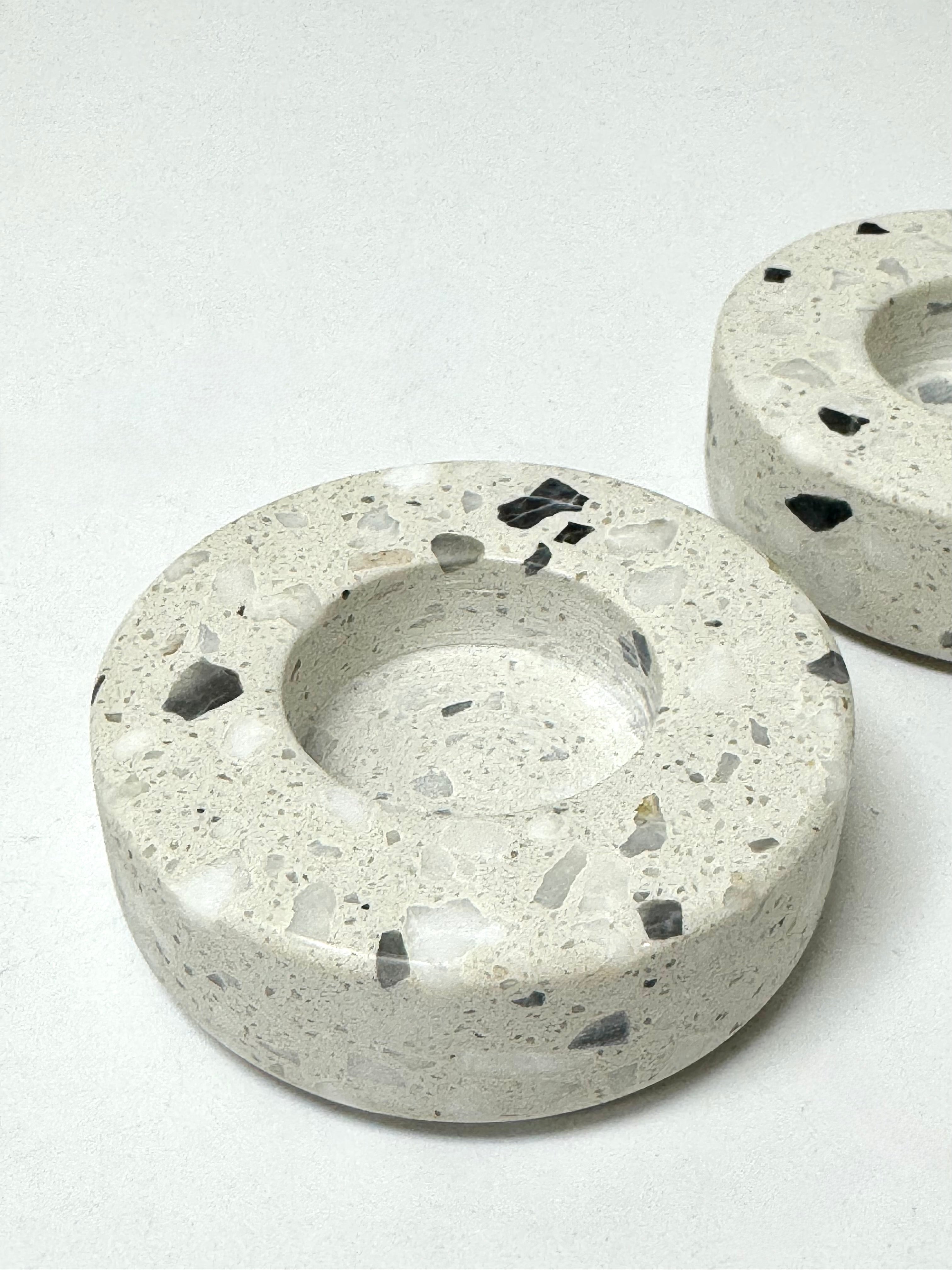 Terrazzo Tealight Holders Set of 2