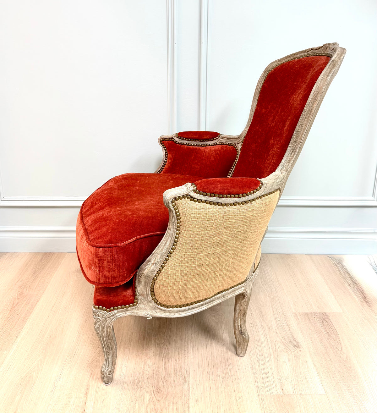French Vintage Bergere Chair