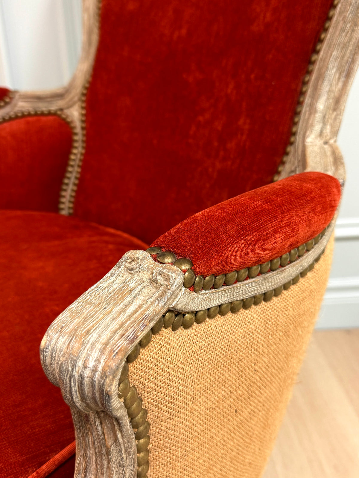 French Vintage Bergere Chair