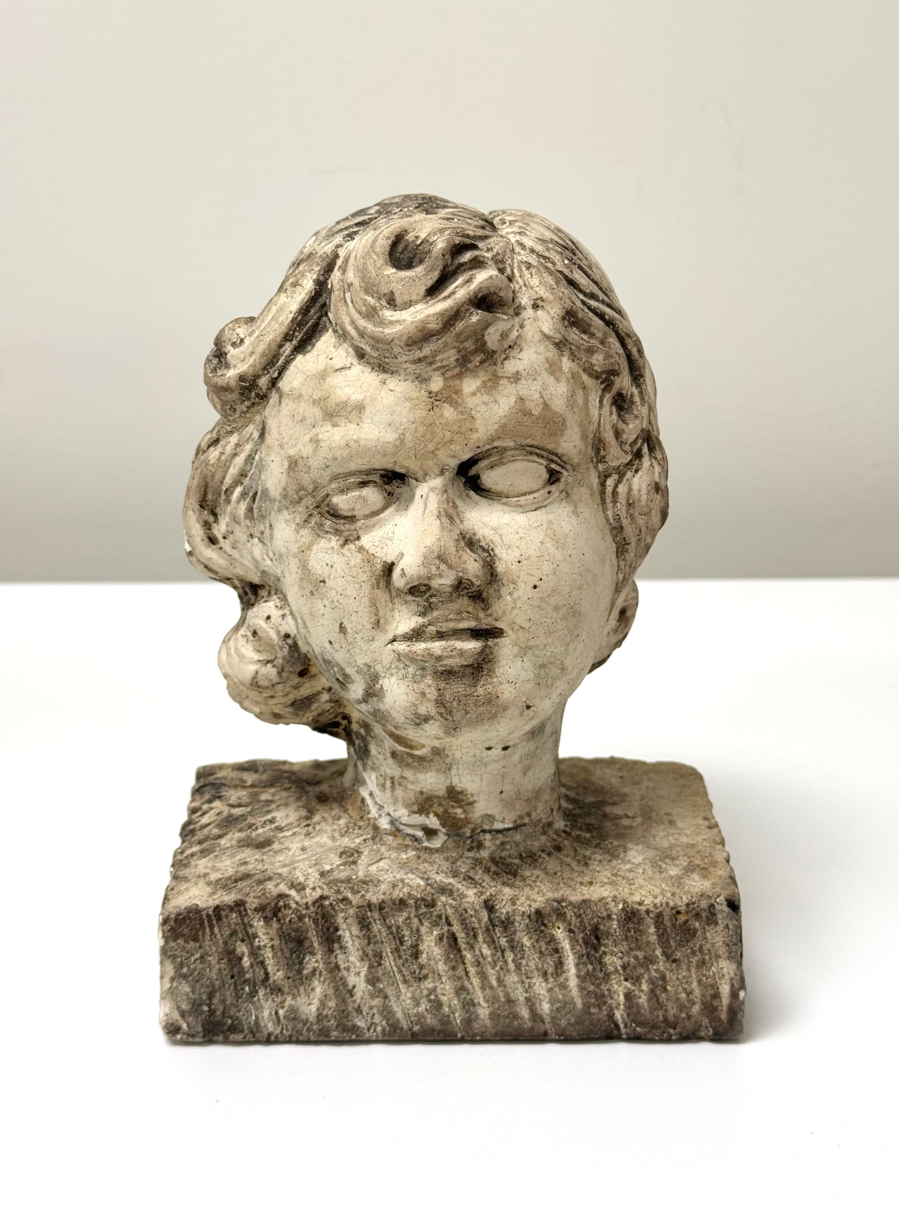 Weathered Stone Bust
