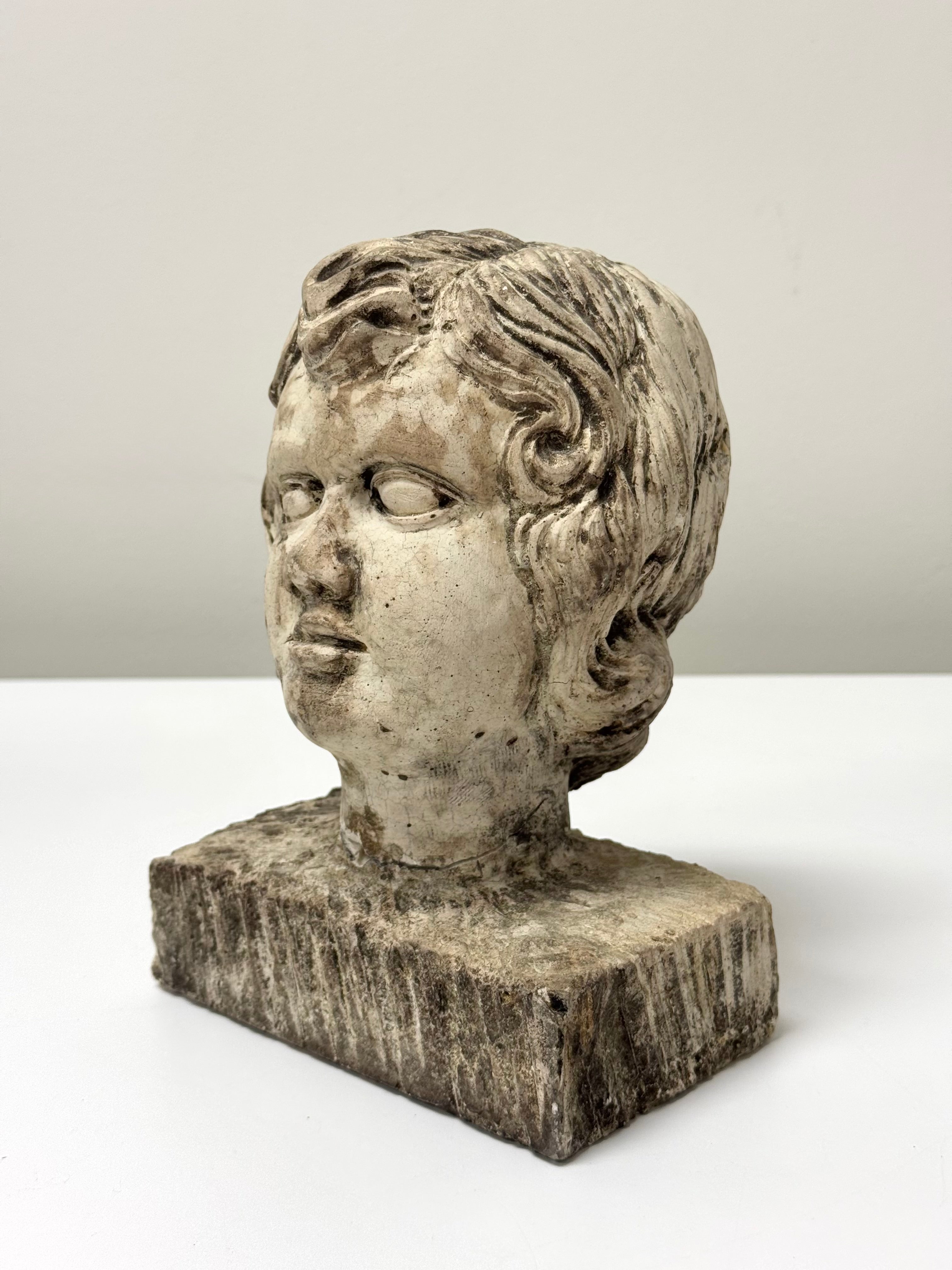 Weathered Stone Bust