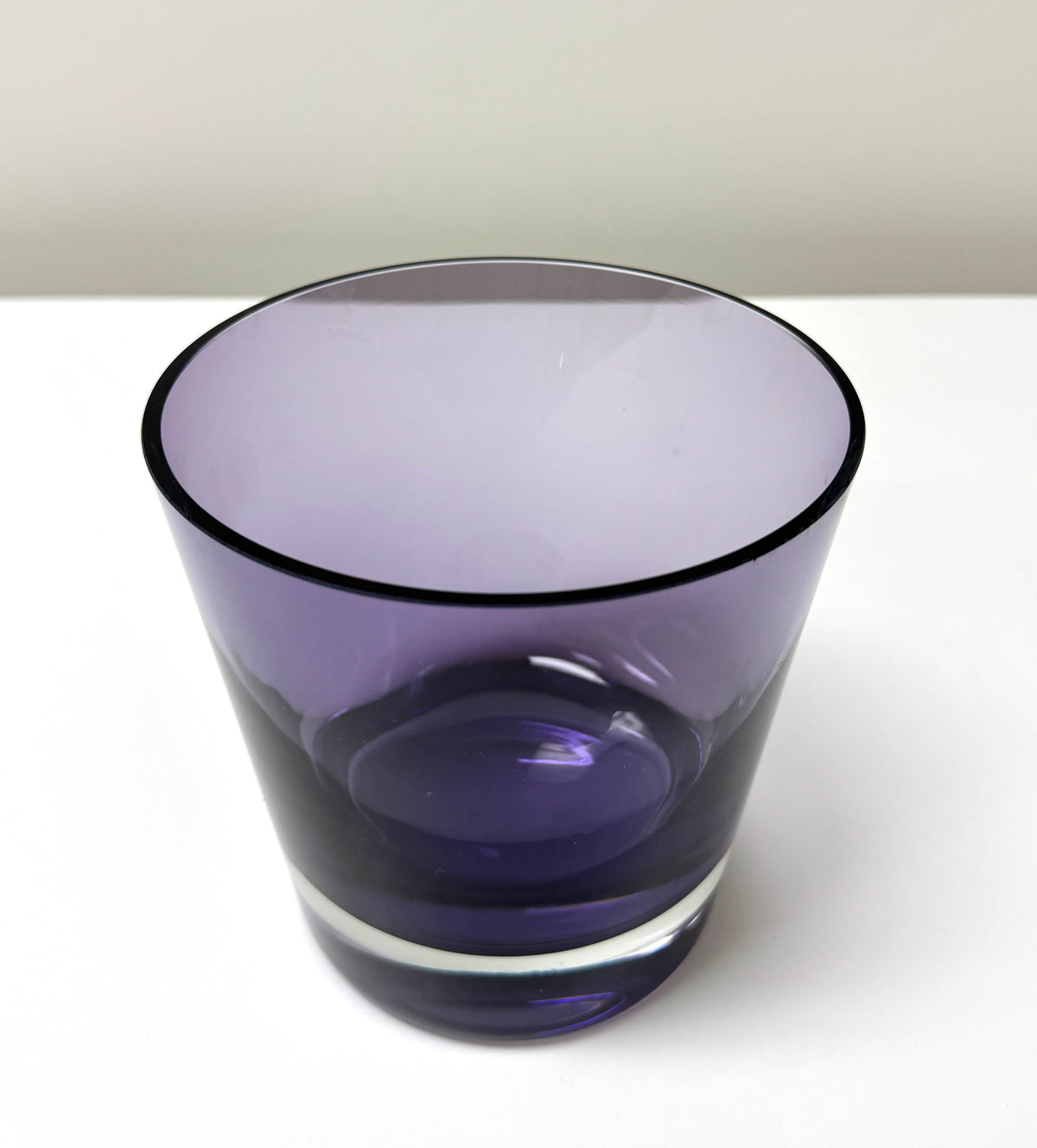 Vintage ROSENTHAL Amethyst Art Glass Ice Bucket