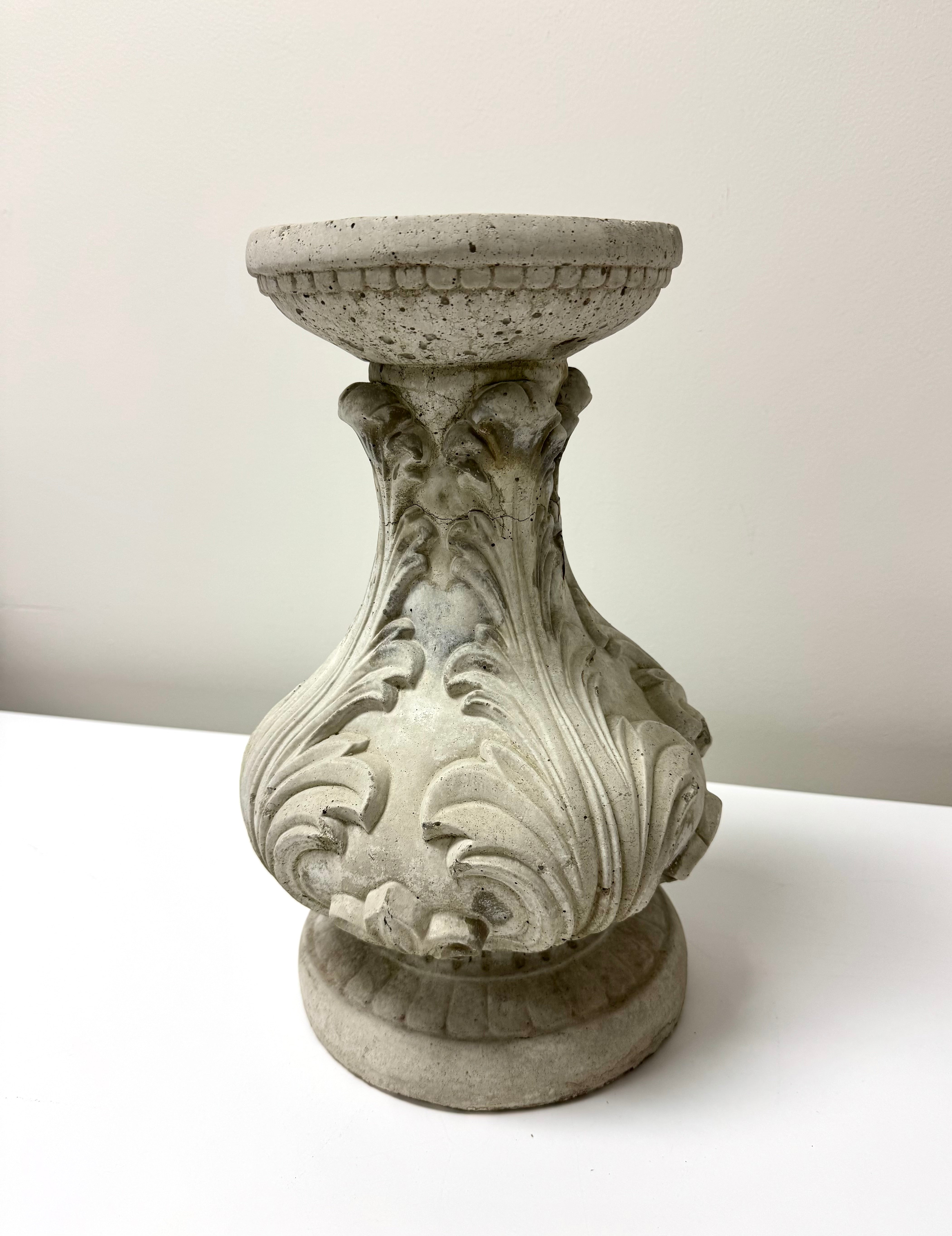 Concrete Acanthus Pedestal