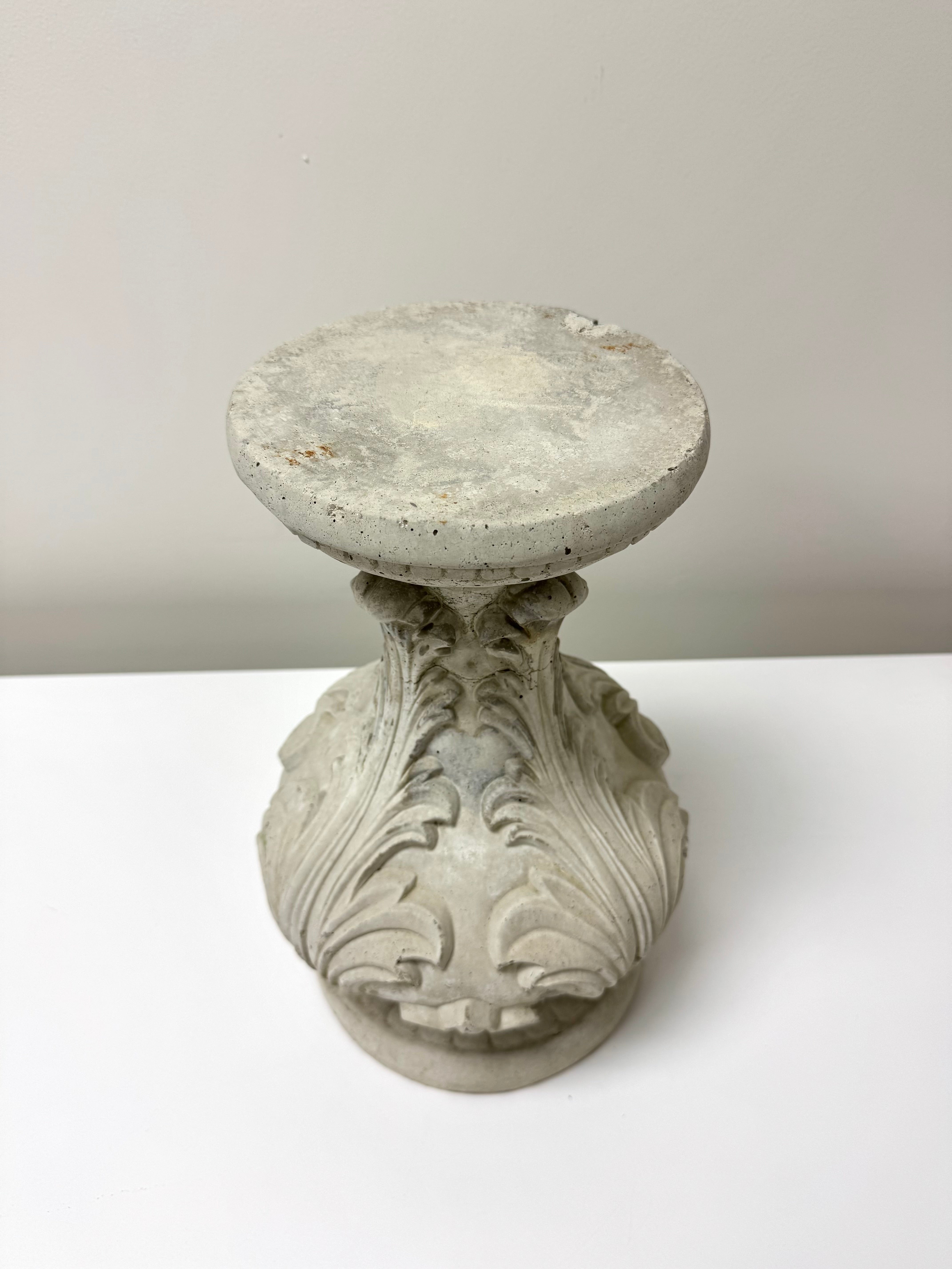 Concrete Acanthus Pedestal