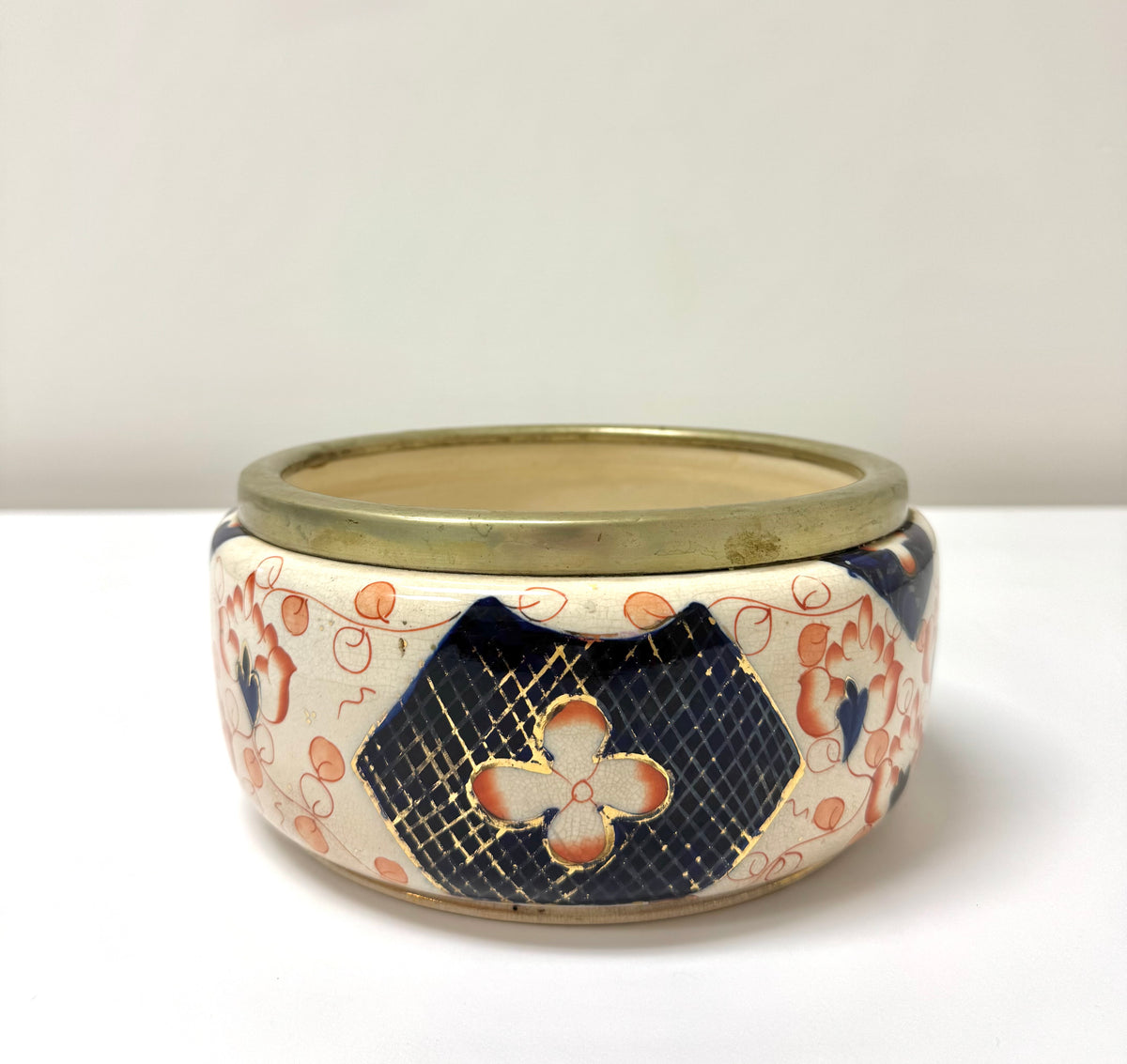 Antique English Imari Centrepiece Bowl