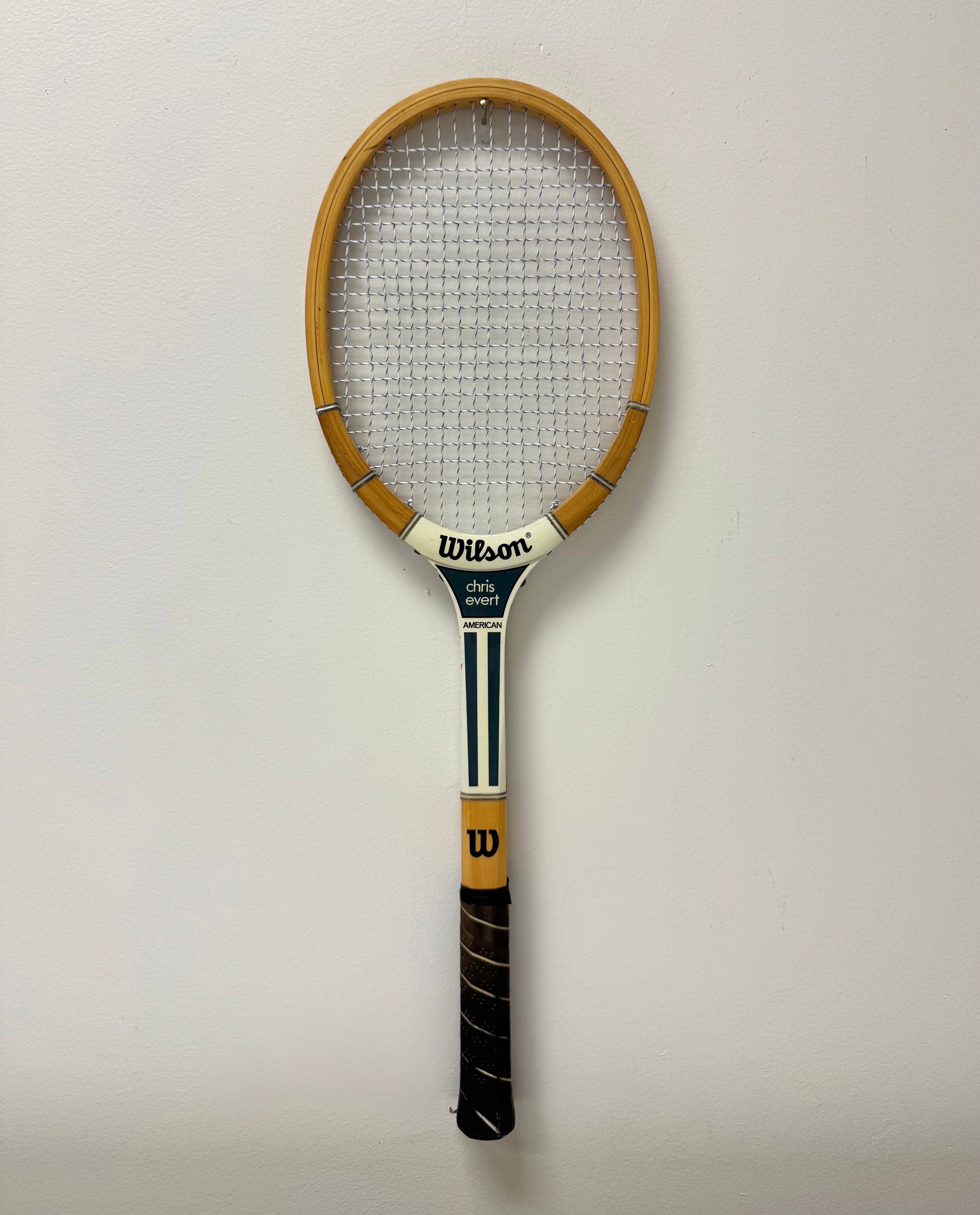 Vintage Wilson Chris Evert American Tennis Racket