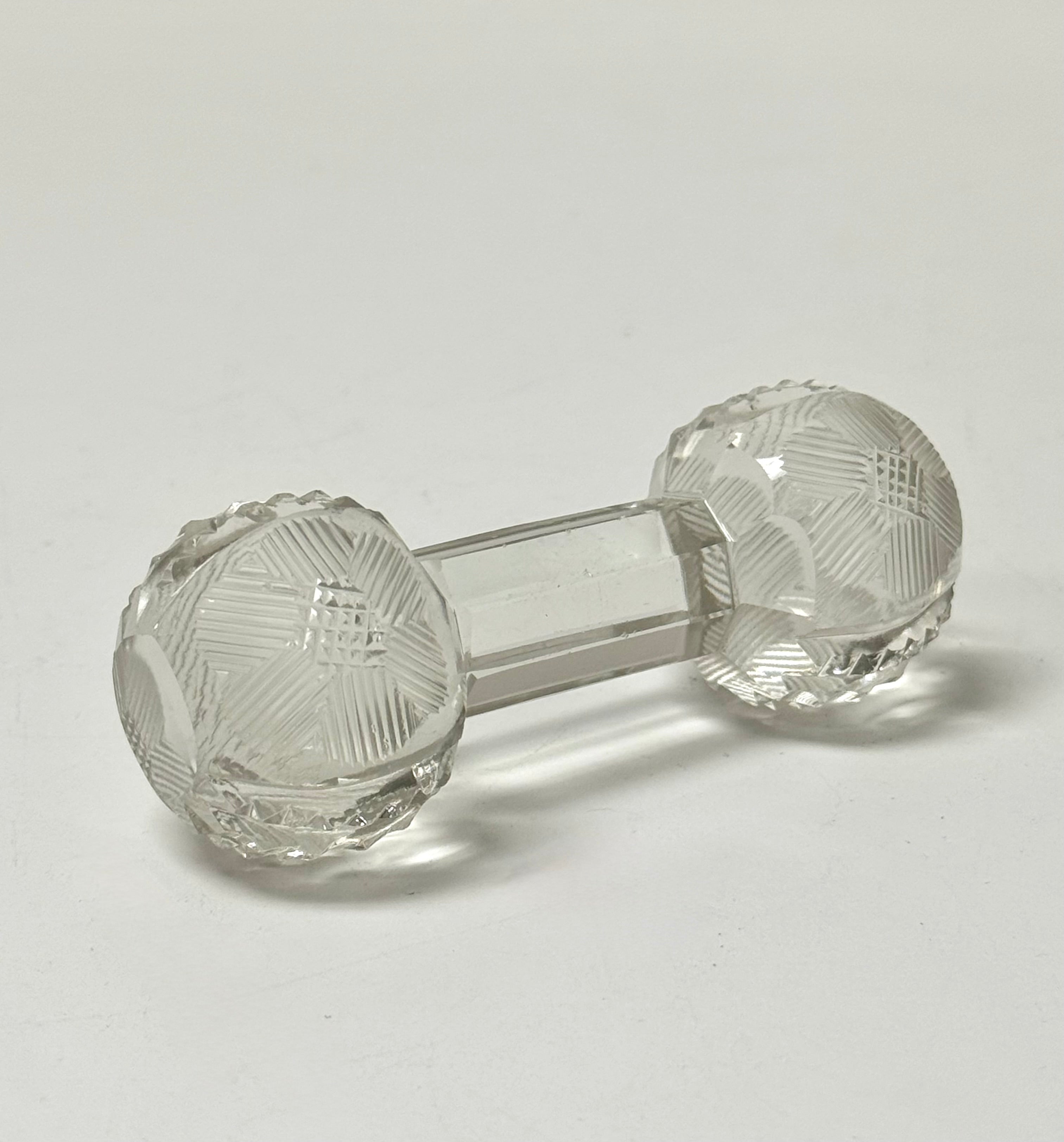 Vintage Cut Glass Utensil Rest