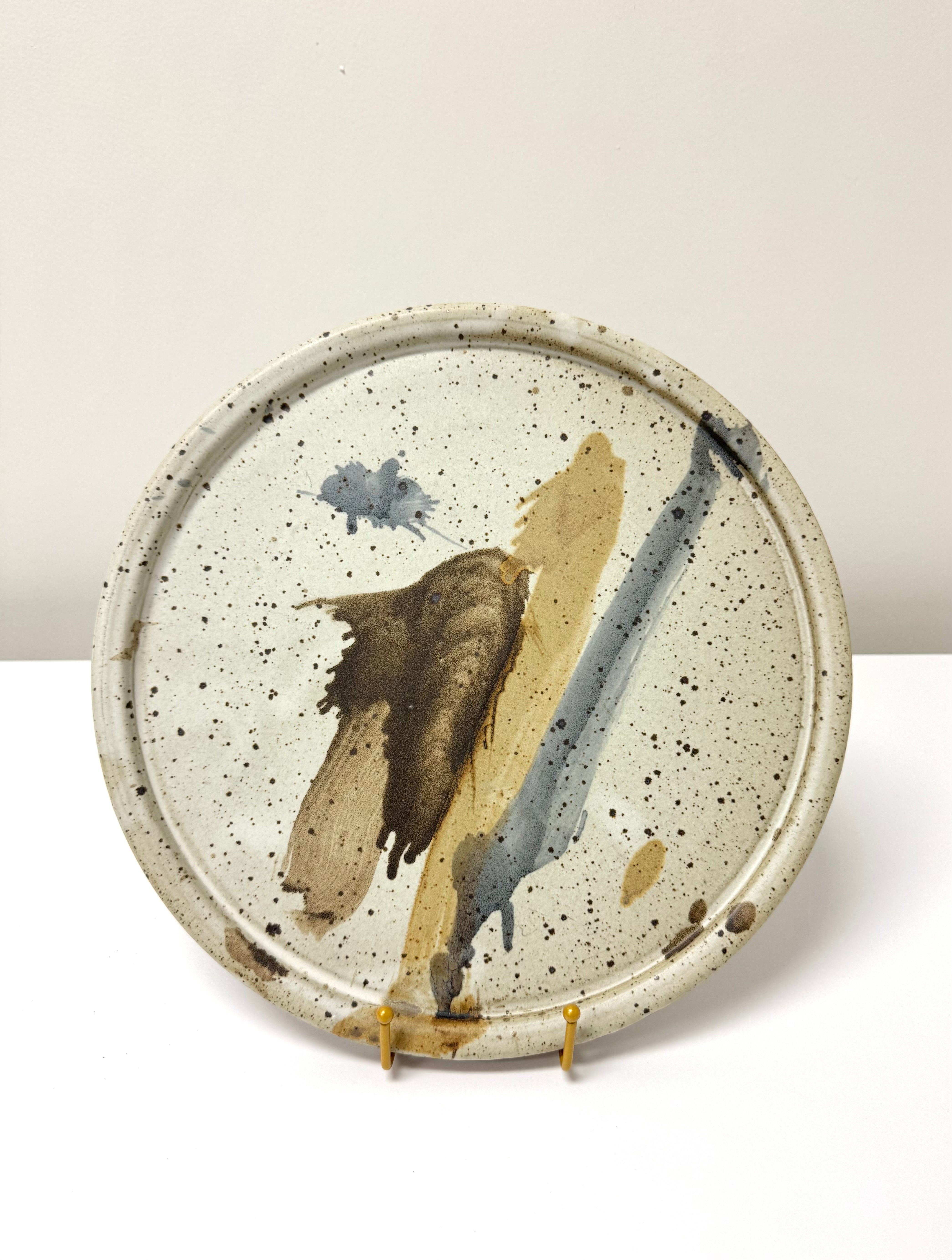 Studio Pottery 13" Plate