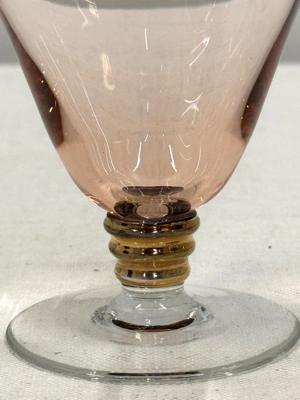 Vintage Iridescent 4" Cocktail Glasses Set of 4|646