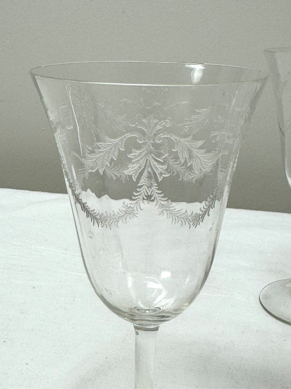 Antique FOSTORIA 'Victory' Wine Glasses Set of 6|1883
