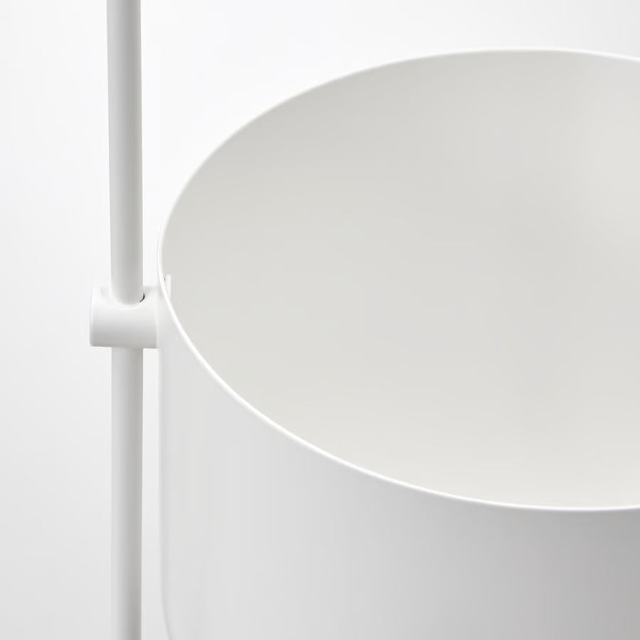 NEW IKEA 'Chilistran' White Hanging Planter