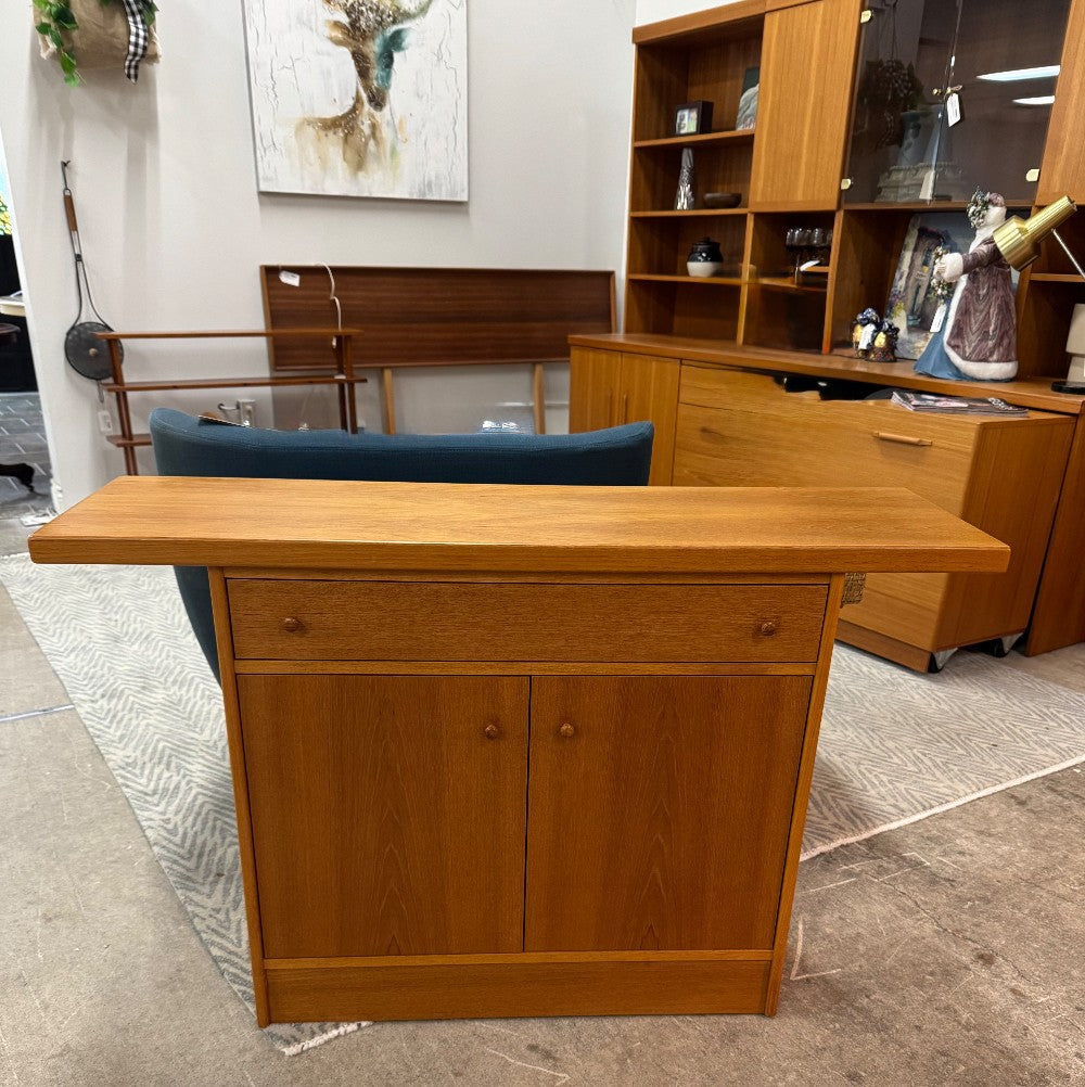 Vintage MCM Teak Small Sideboard|2480