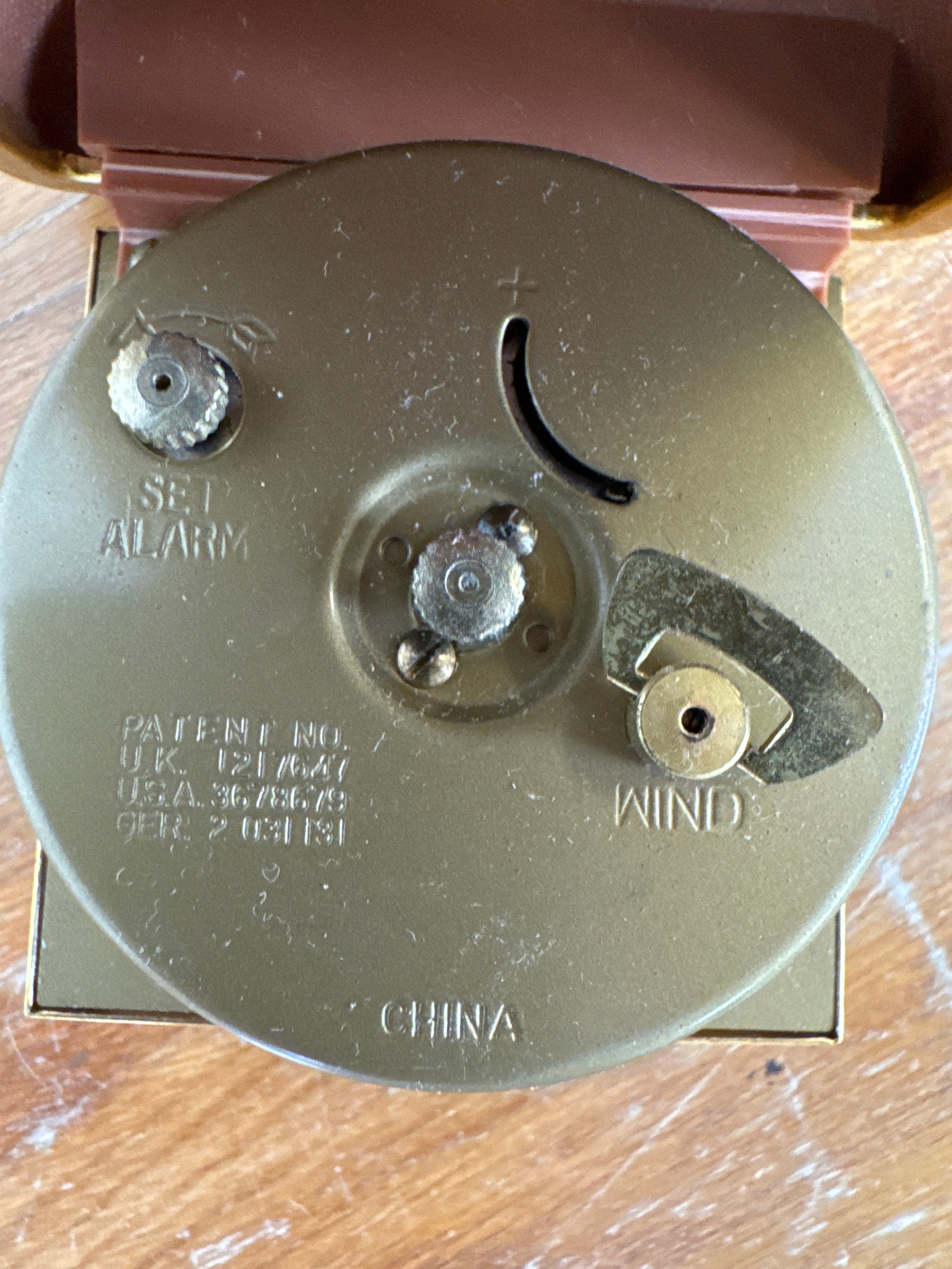 Vintage WESTCLOX Travel Alarm Clock