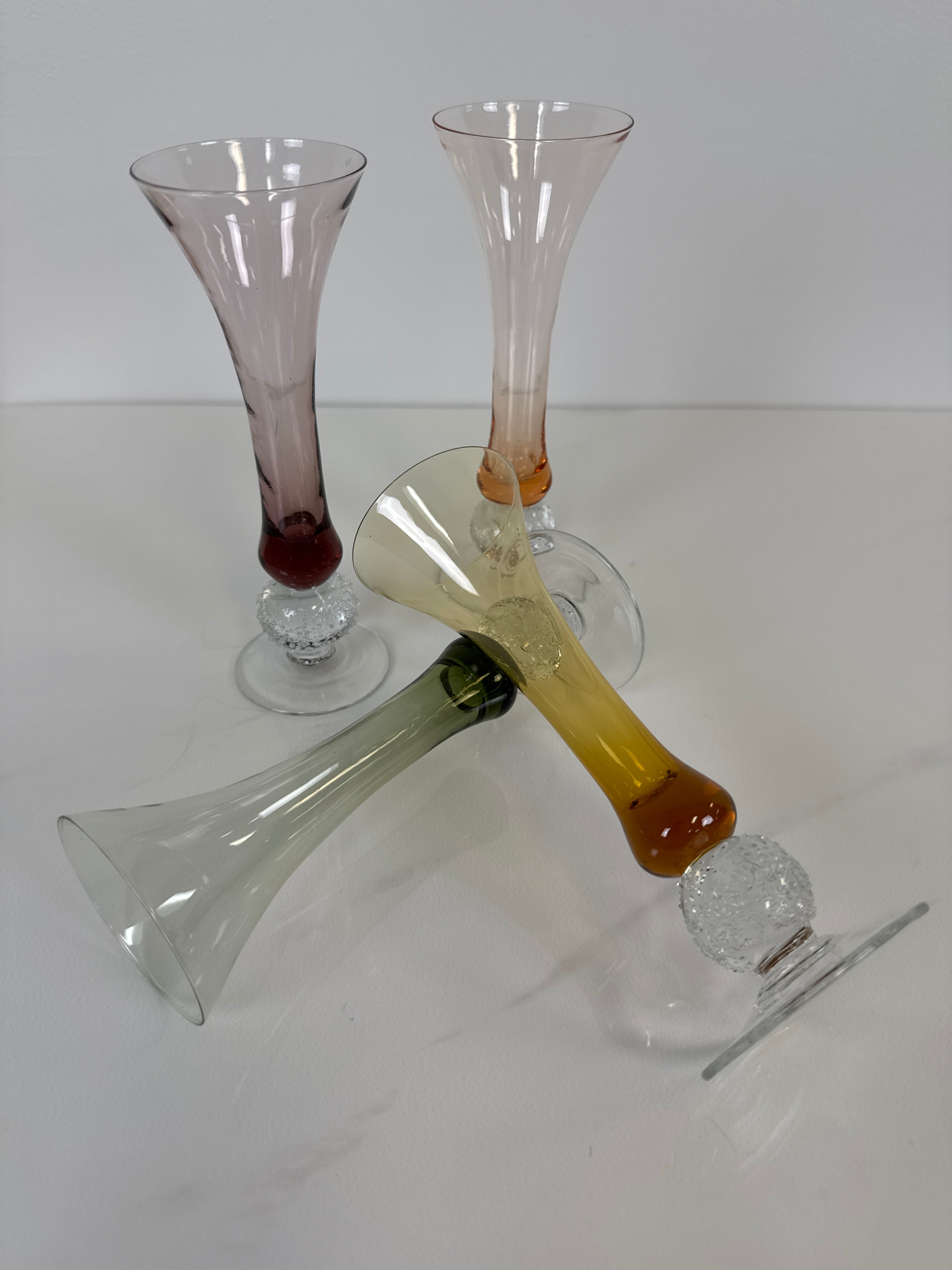 Vintage Bombay le Vignon Glasses Set of 4
