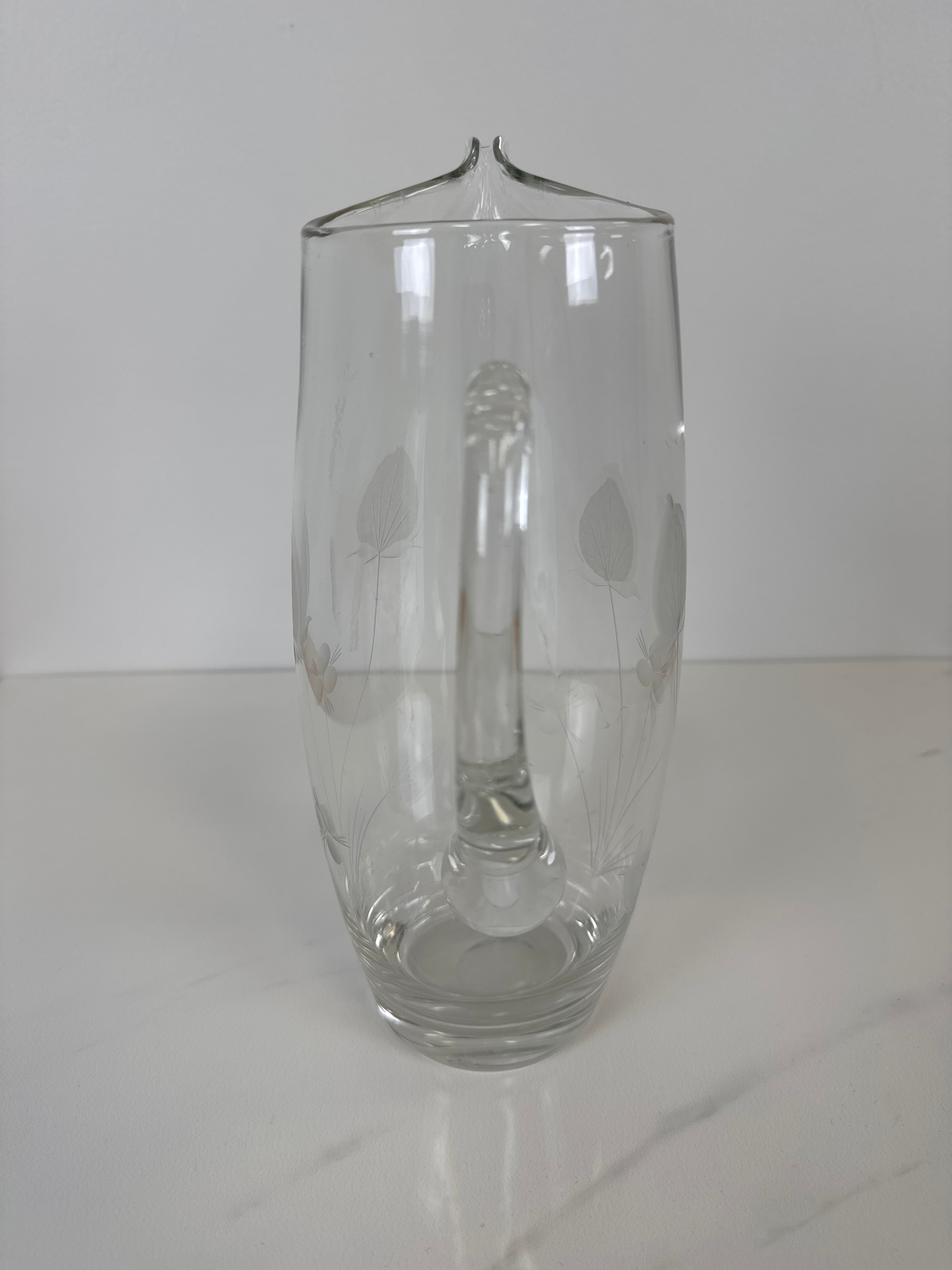 Vintage Princess House Glass Pitcher