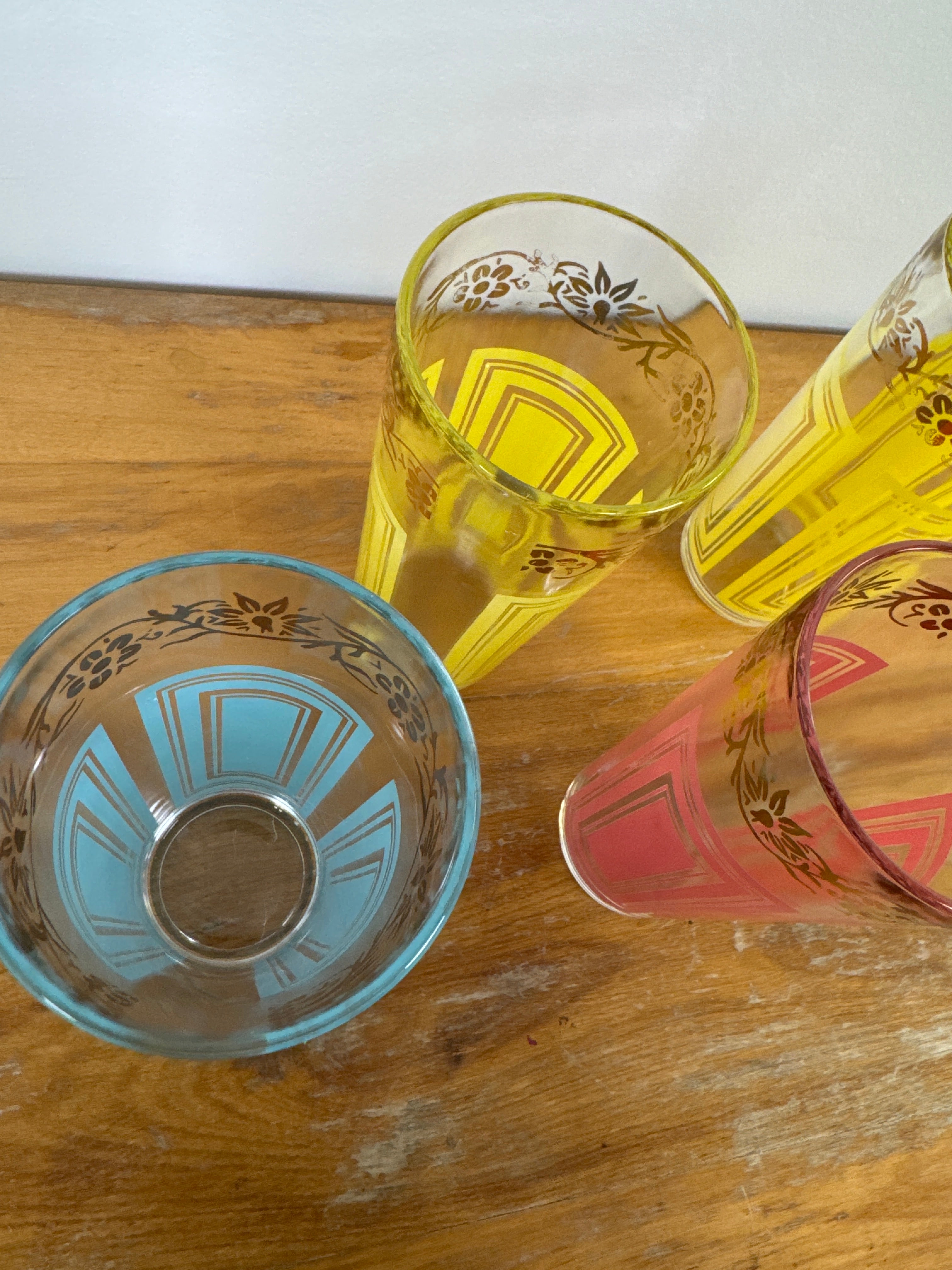 Vintage MCM Glasses Set of 4