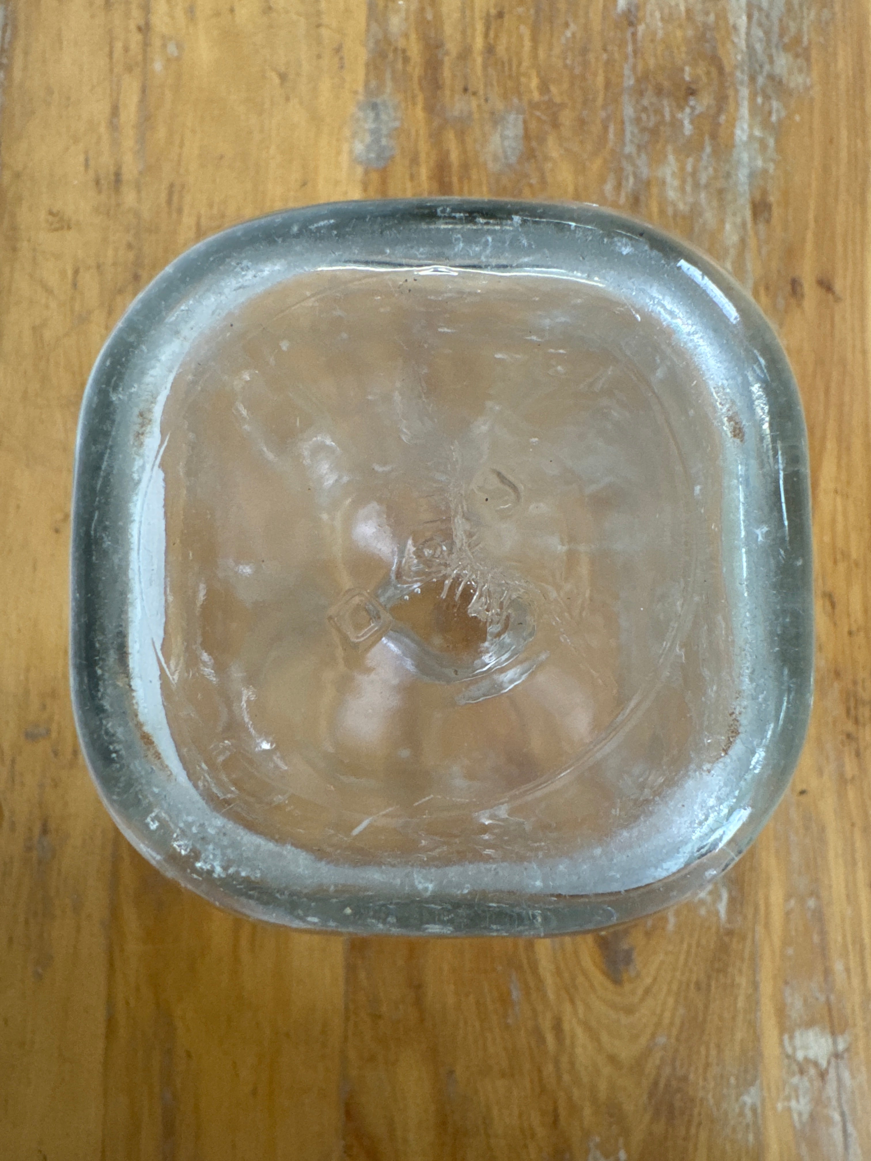 Vintage Glass Milk Bottle