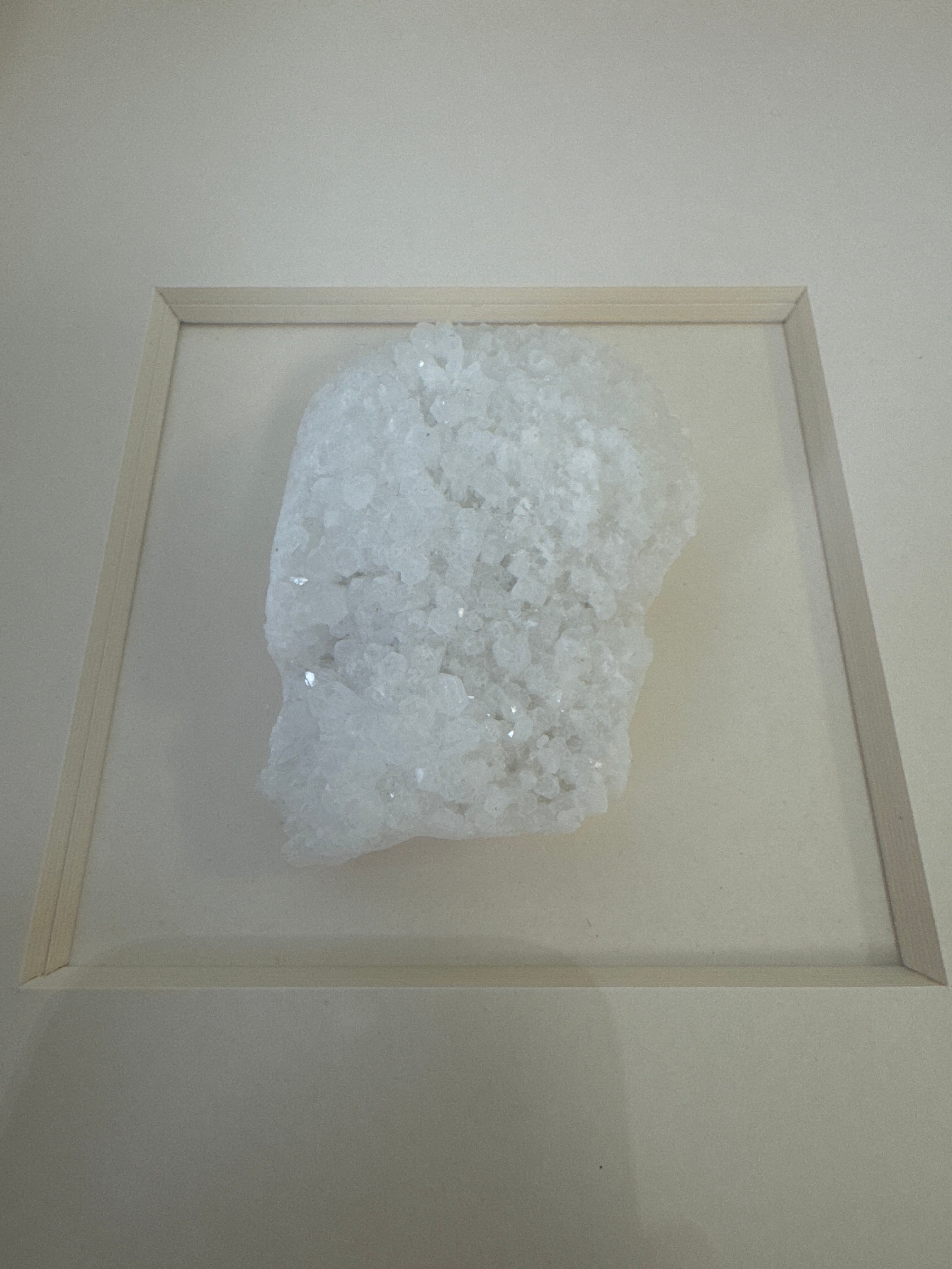 Natural Quartz Crystal Shadowbox