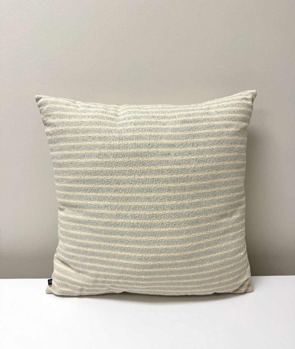 Cream & Blue Stripe 19" Pillow|4407