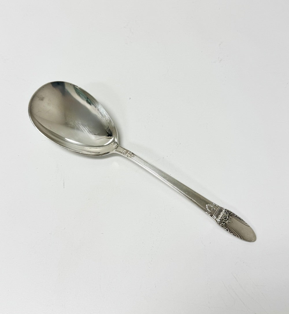 Vintage Silverplate Serving Spoon|6860