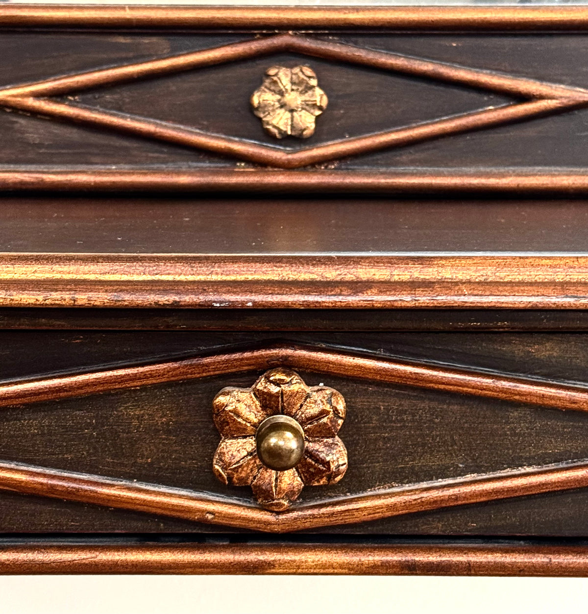 Empire-style Hall Console with Mirror