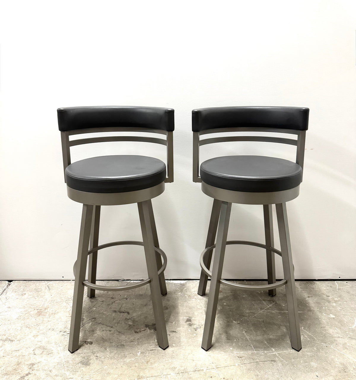 Circle Swivel Bar Stools Set of 2