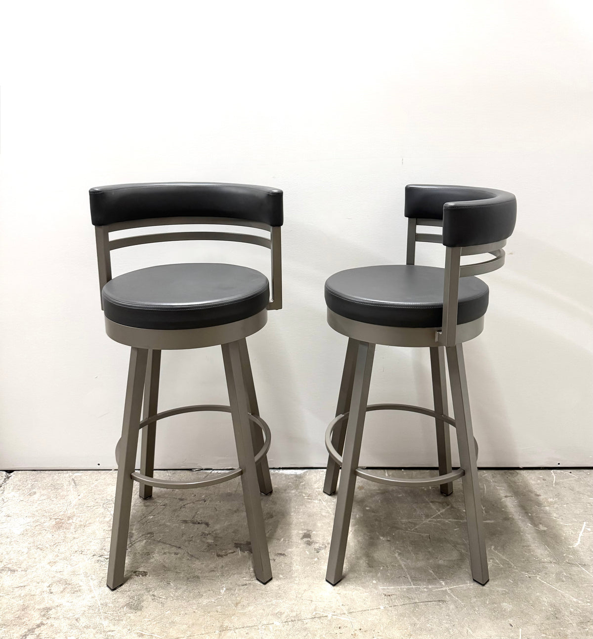 Circle Swivel Bar Stools Set of 2