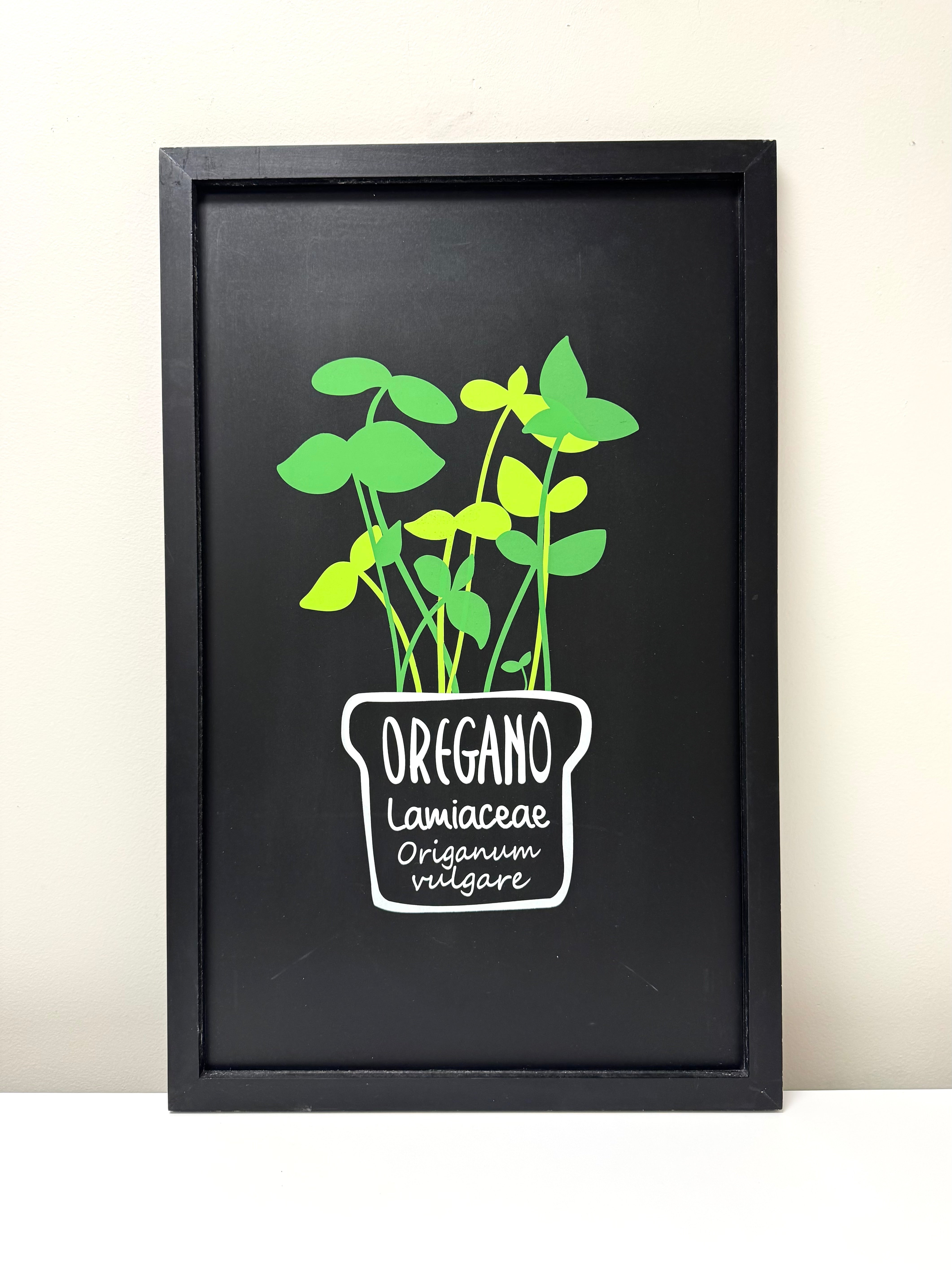 'Oregano' Black Wall Decor