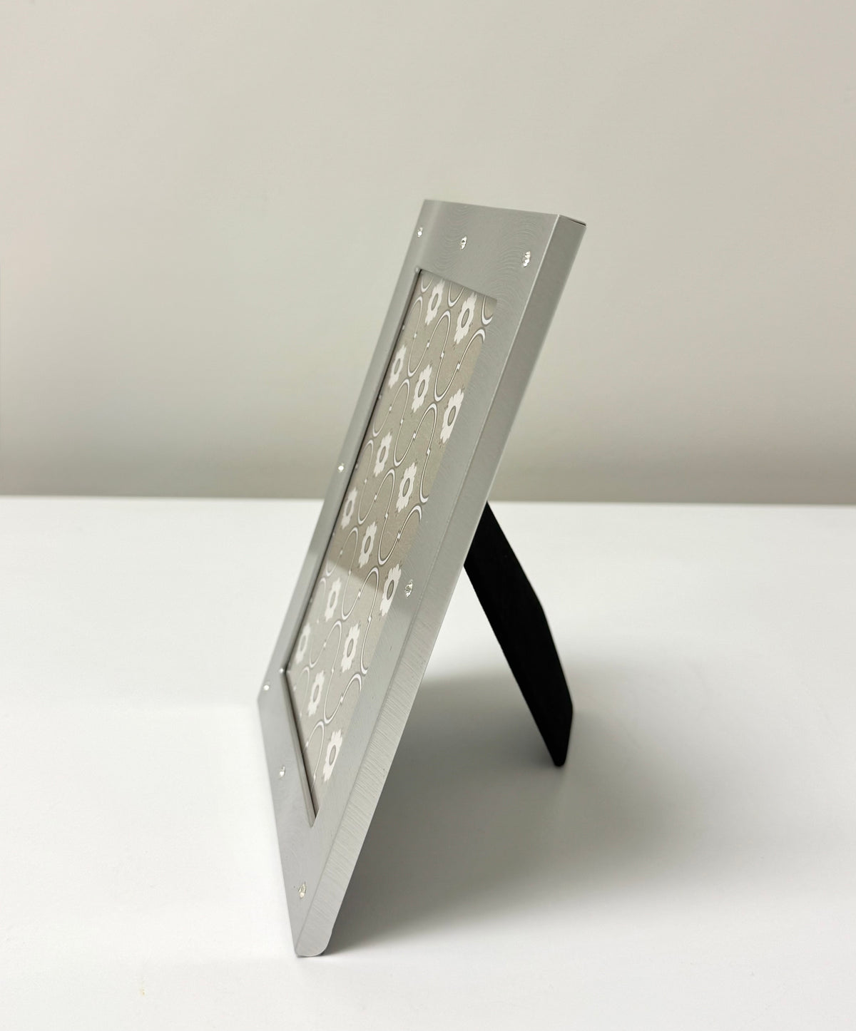 Brushed Silver Metal Picture Frame