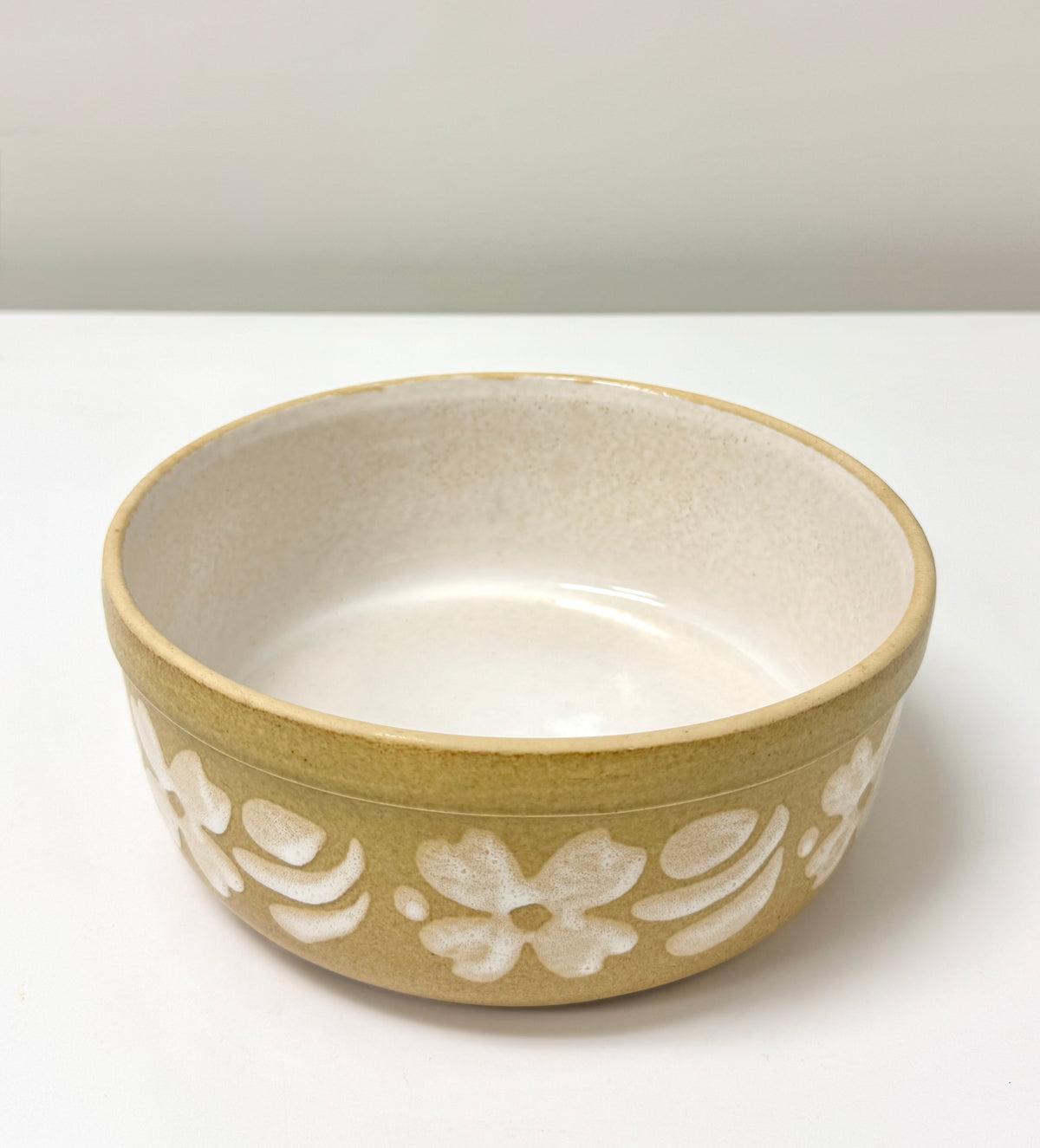 Vintage Sand Ceramic Bowl