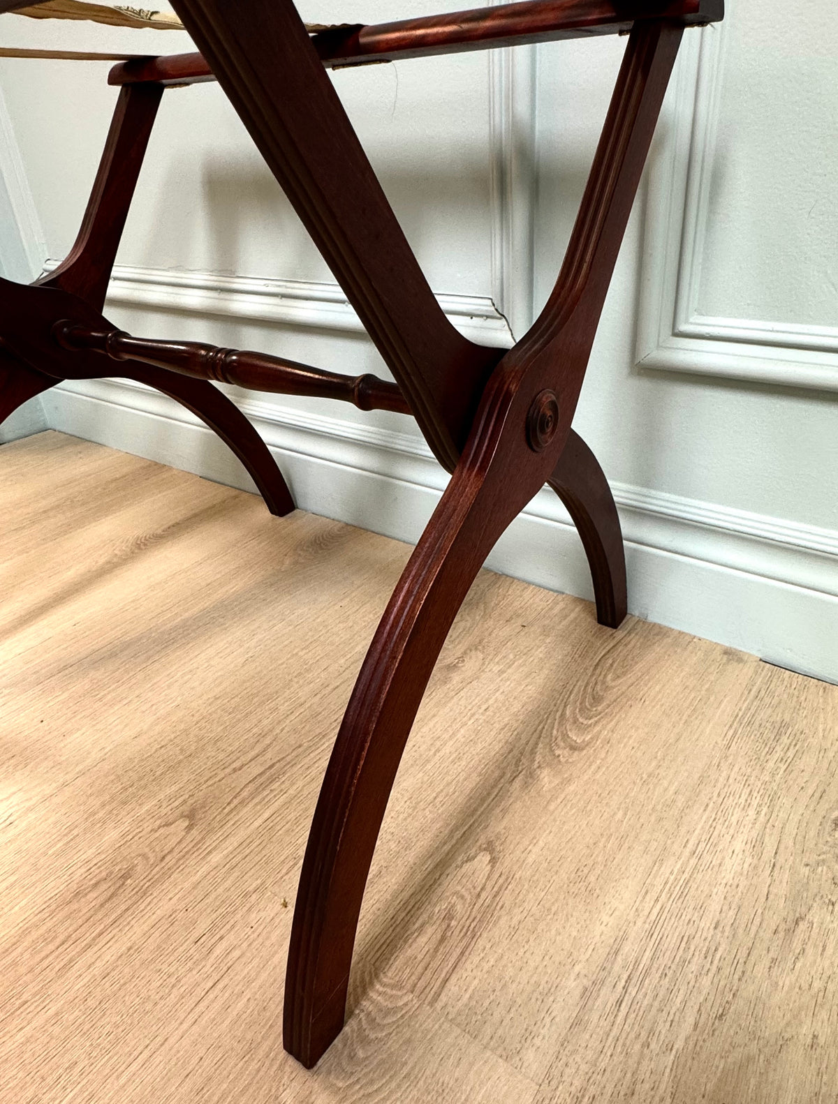 Vintage Folding Luggage Rack