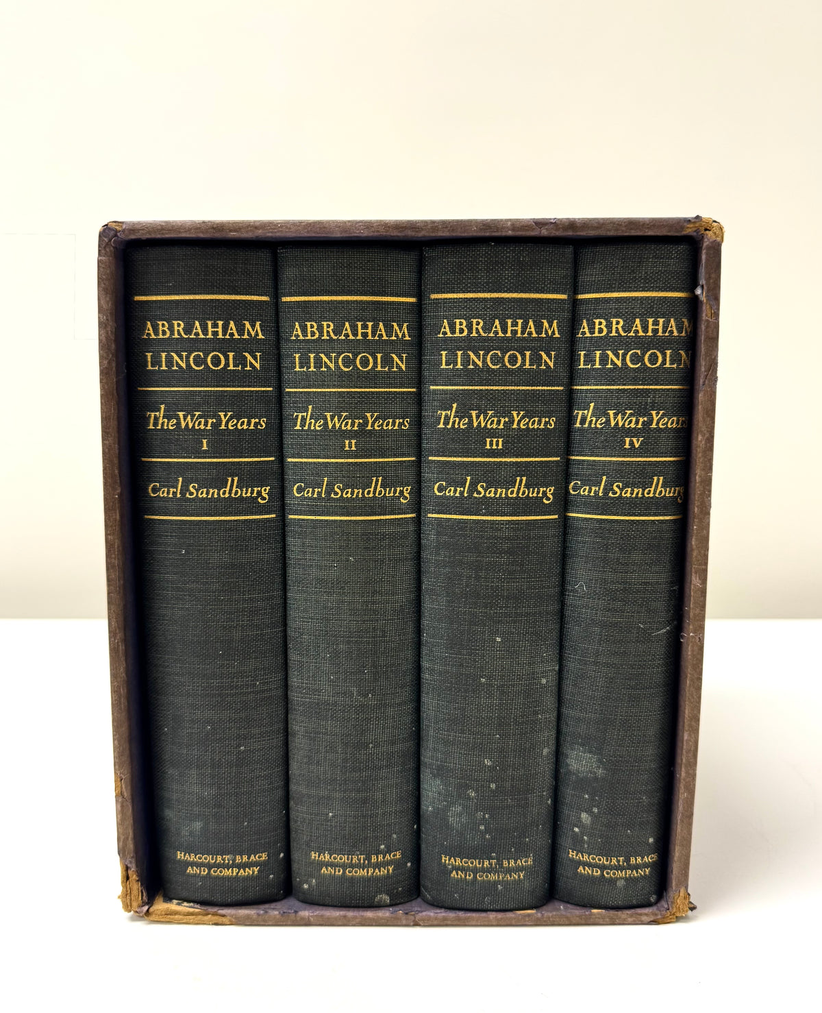 FIRST EDITION 'Abraham Lincoln The War Years'