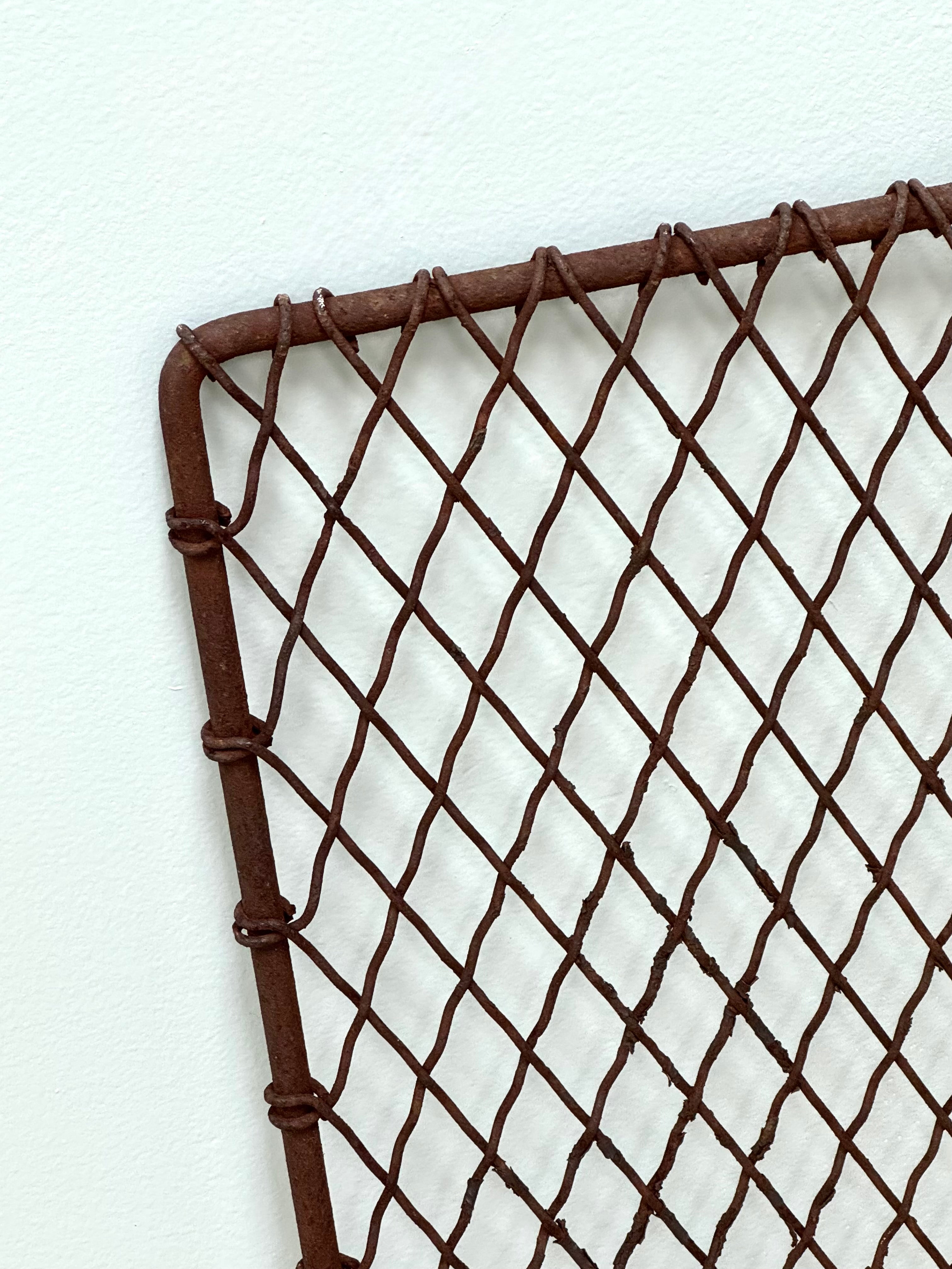 Rusted Metal Garden Screen