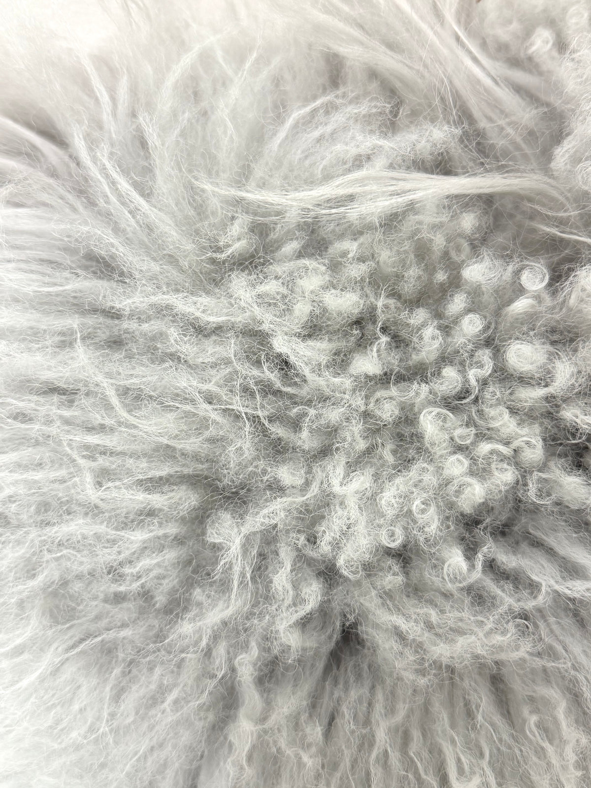 Light Gray Fluff 24" x 16" Pillow