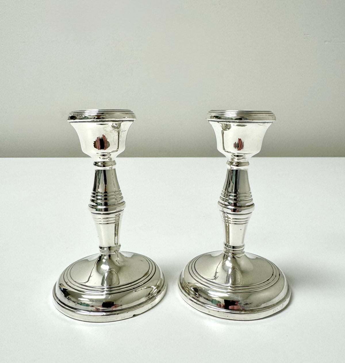 Vintage Sterling Candle Holders Set of 2