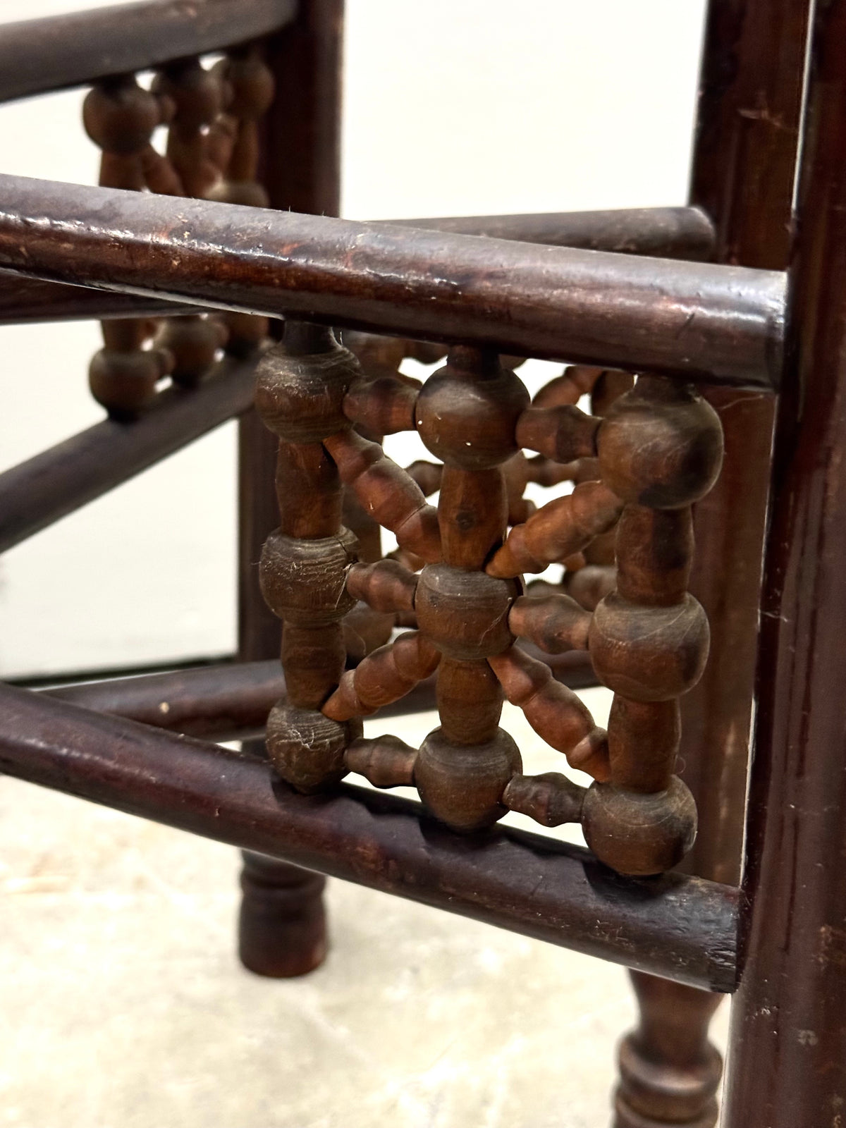 Vintage Moroccan Folding Brass Tray Table