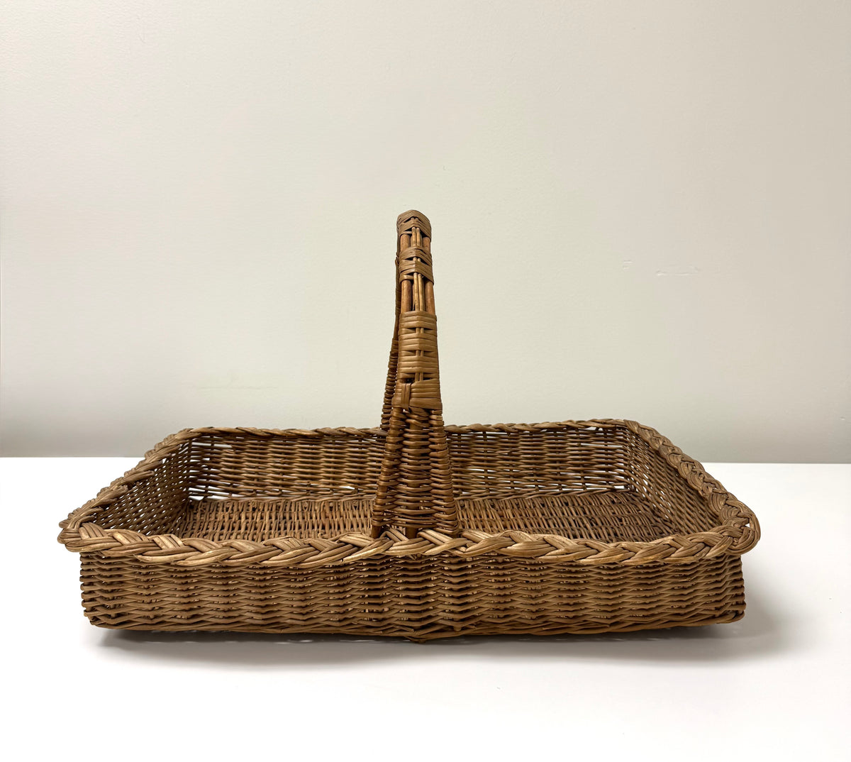 Wicker Gathering Basket