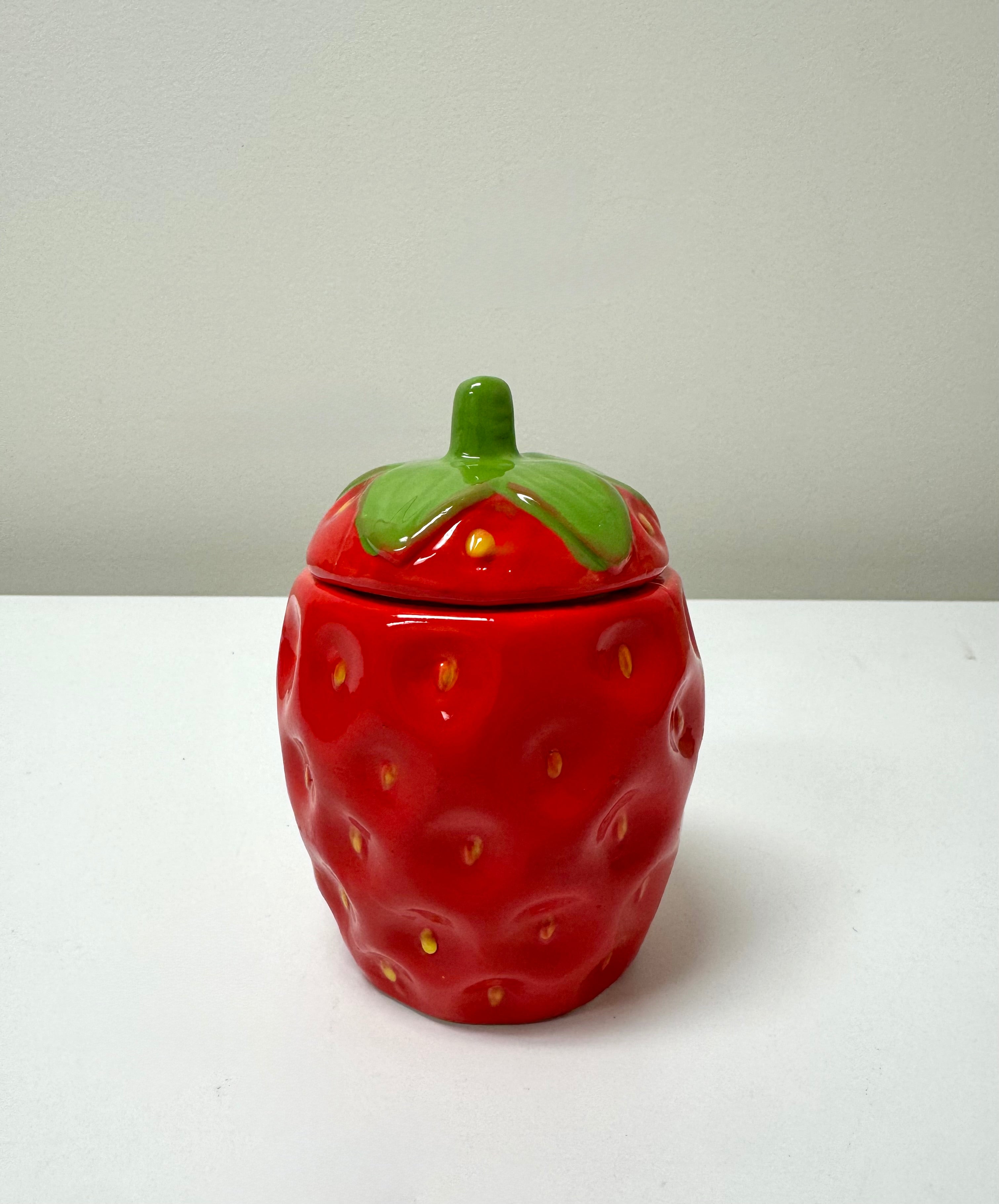 Strawberry Lidded Jar