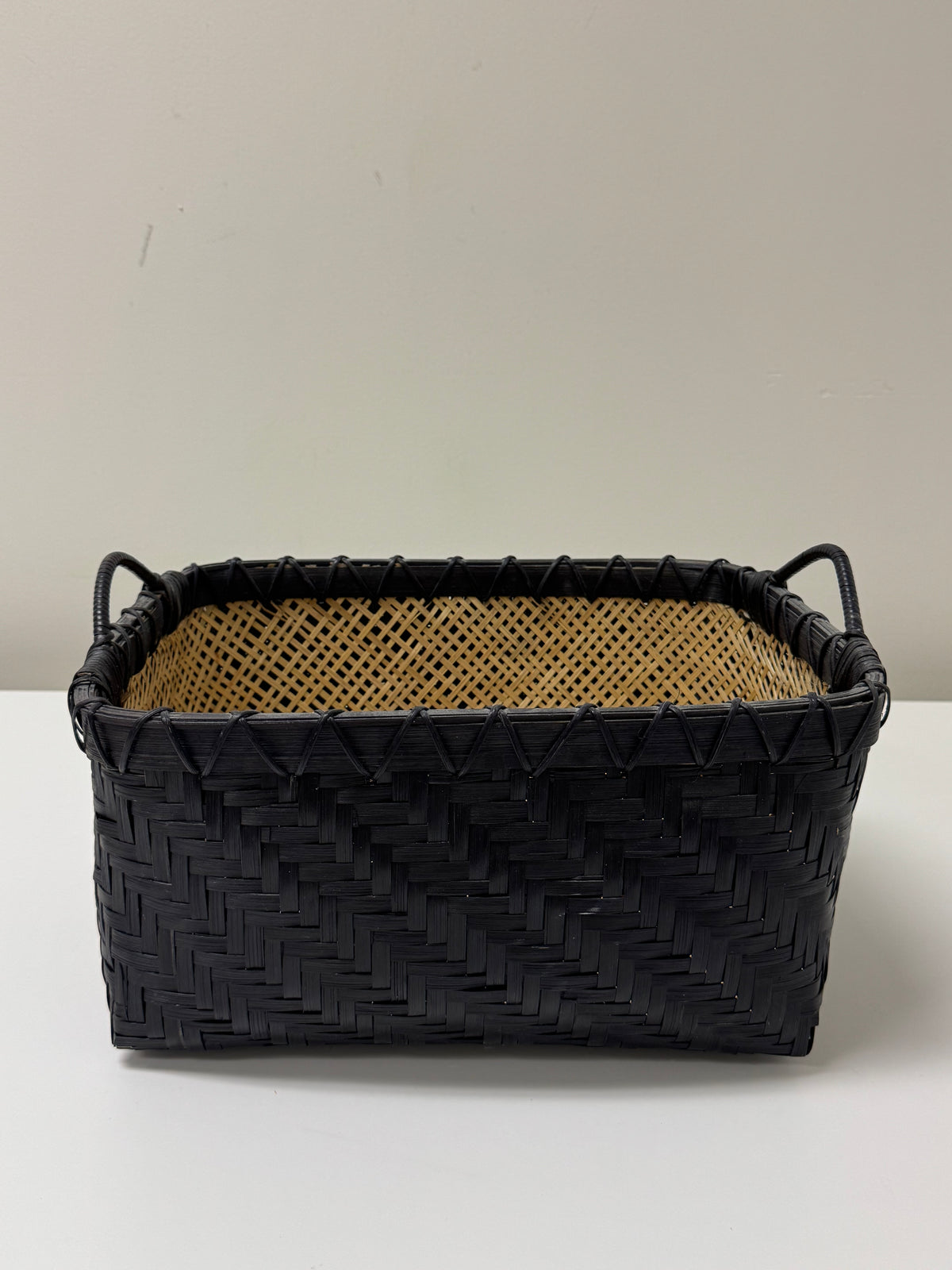 Black Weave Basket