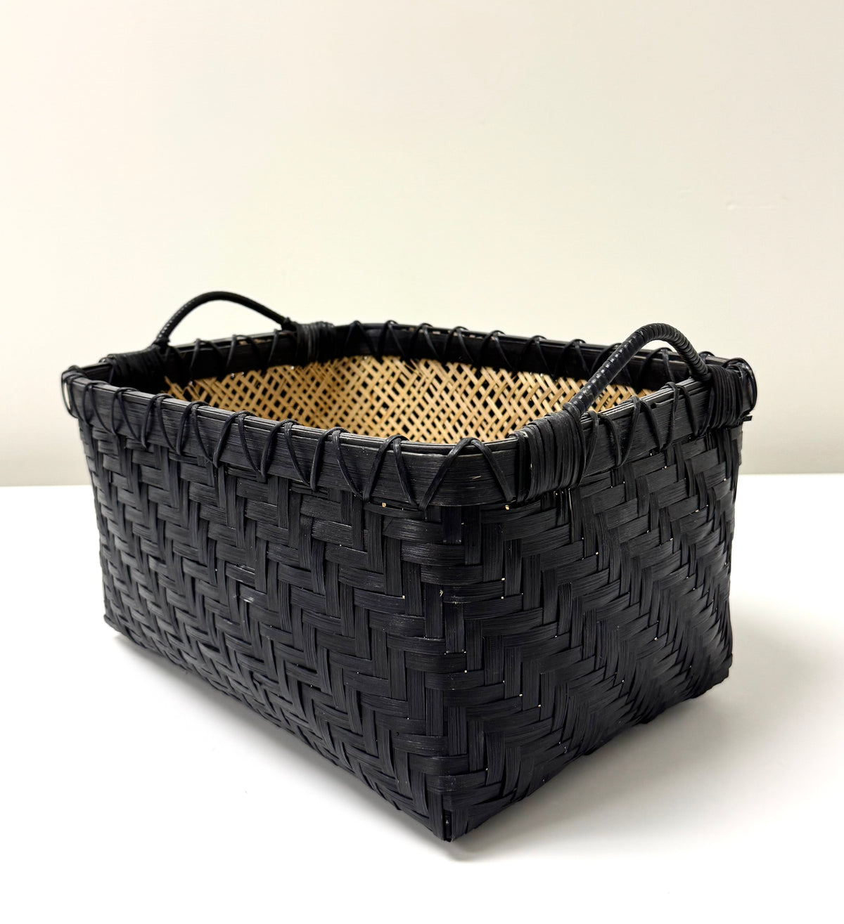 Black Weave Basket
