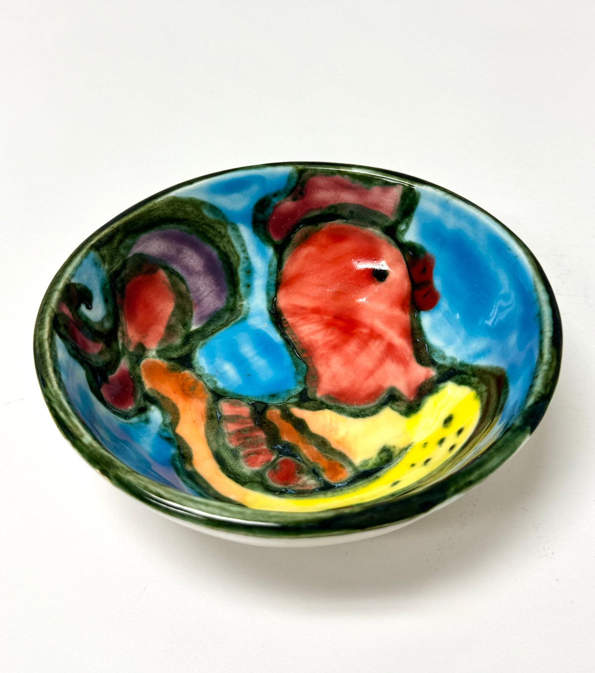 Hand-painted Ceramic Bowls Set of 2