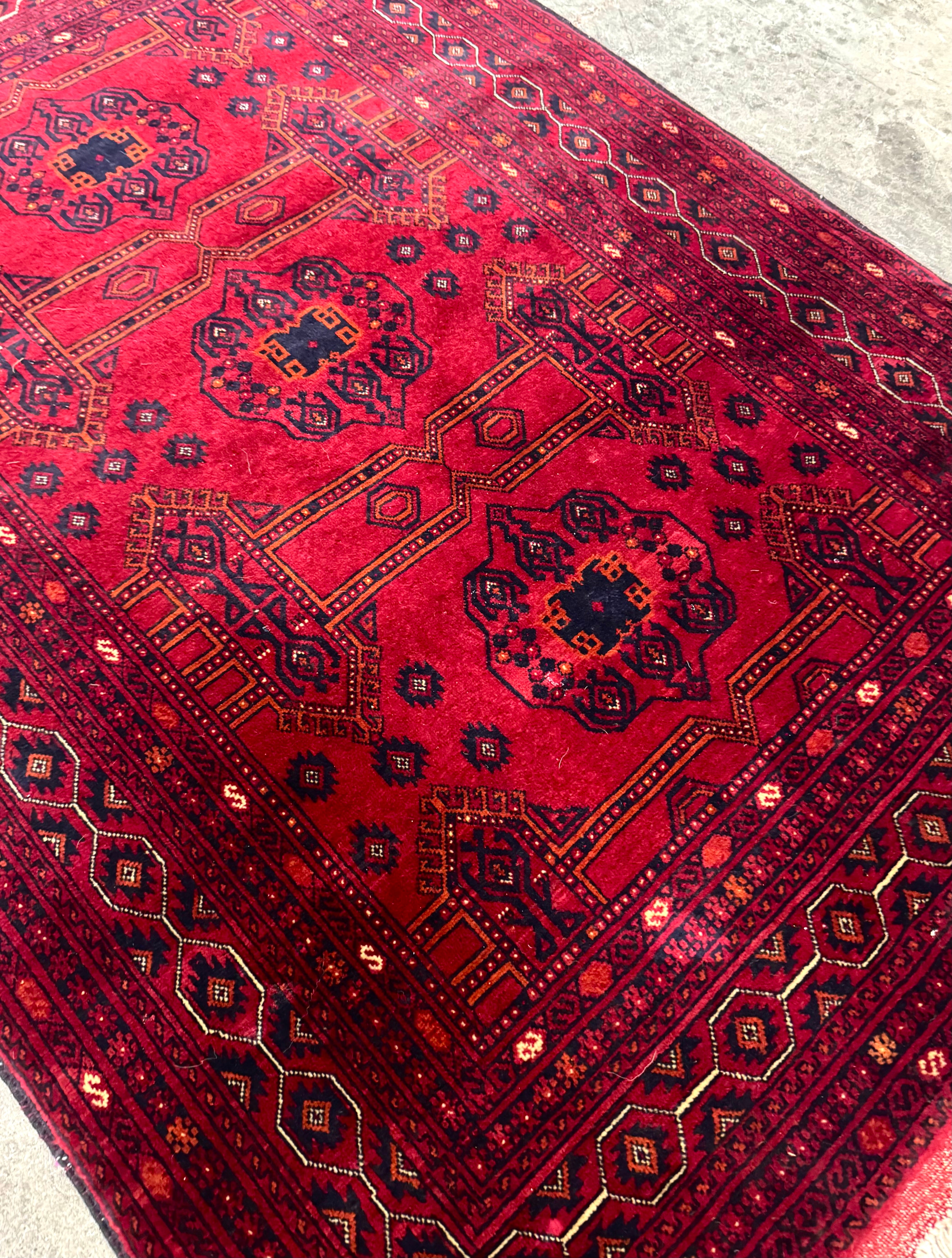 Khal Mohammadi Deep Red 40" x 60" Rug
