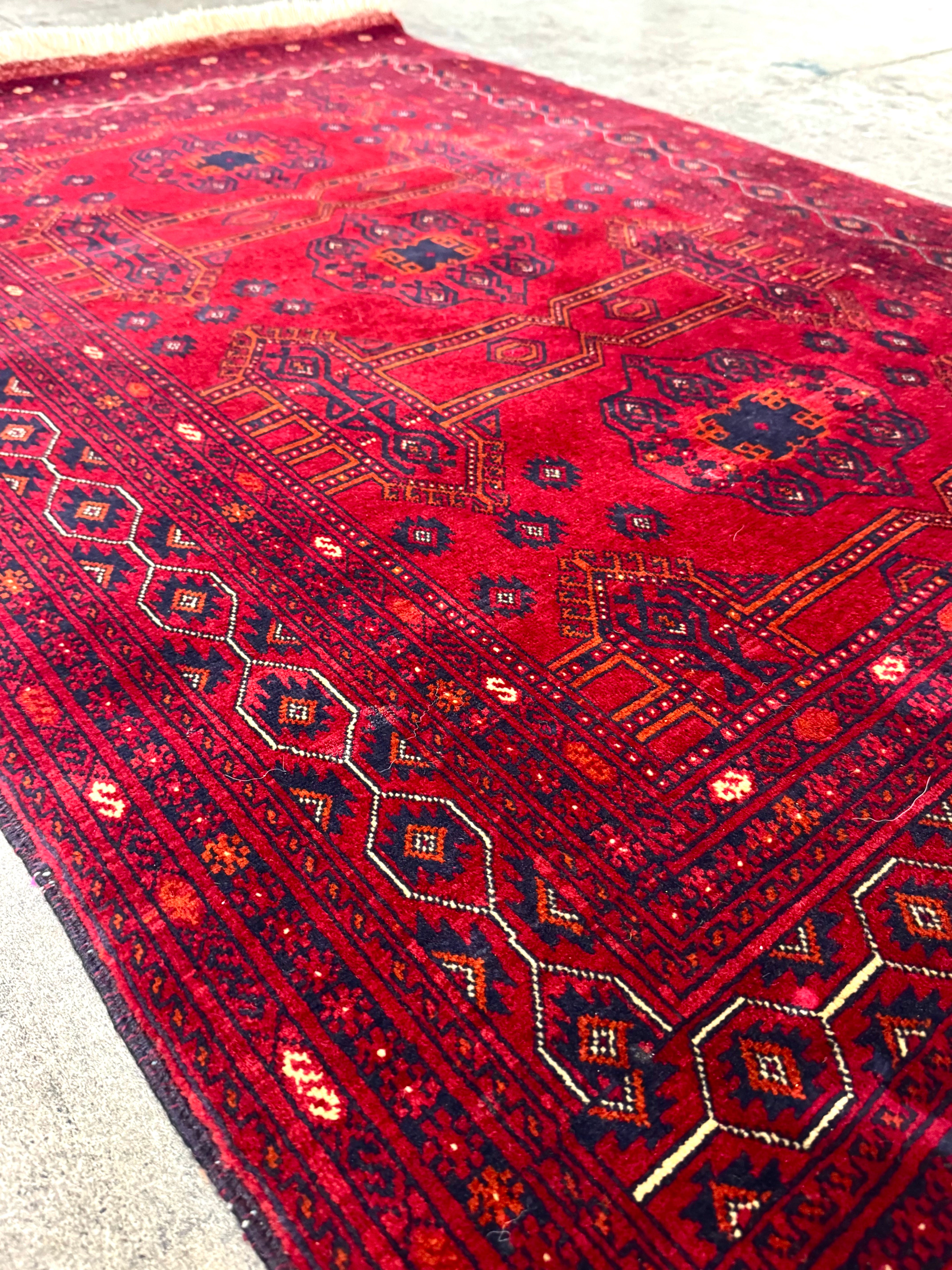 Khal Mohammadi Deep Red 40" x 60" Rug