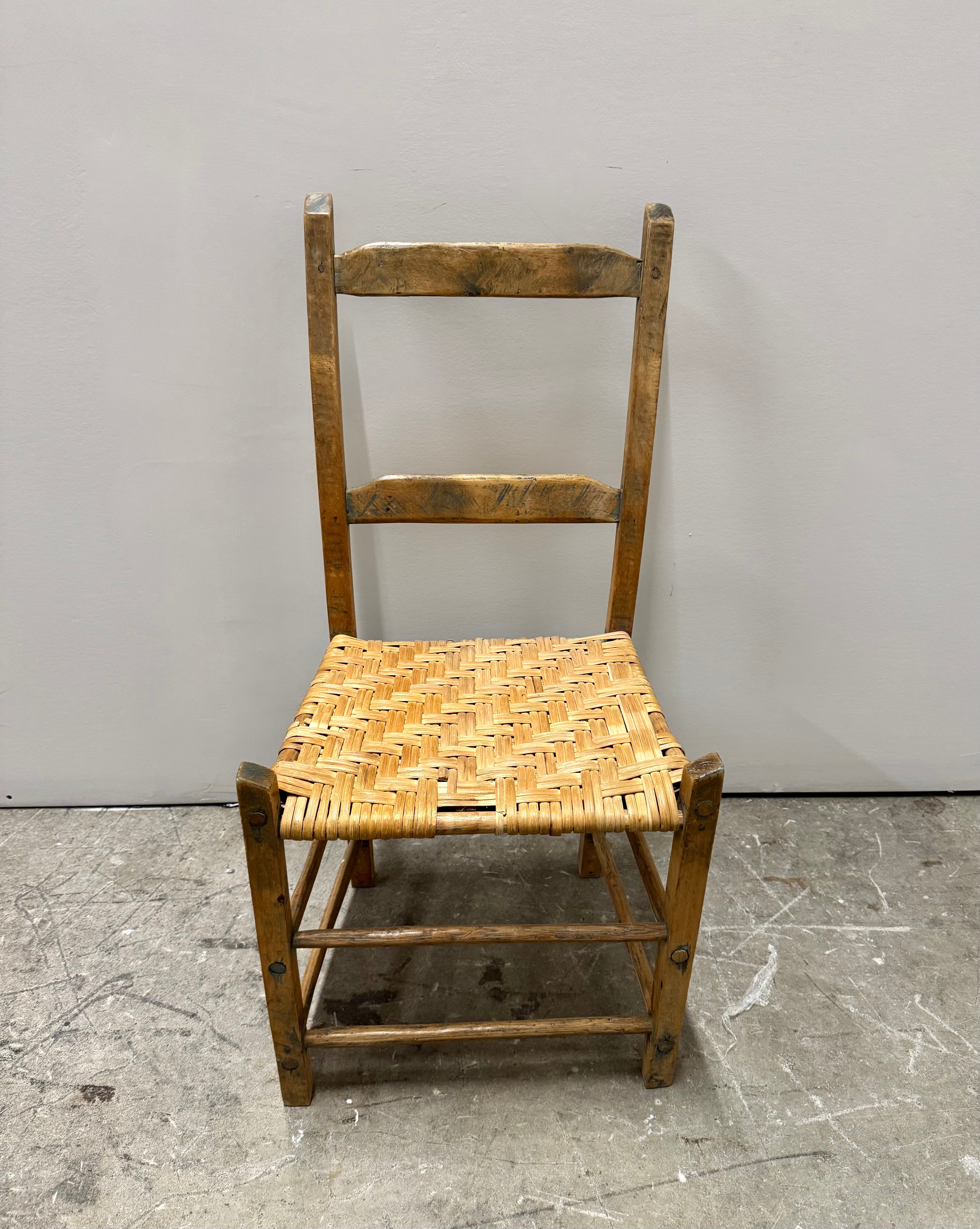 Vintage Farmhouse Ladderback Chair