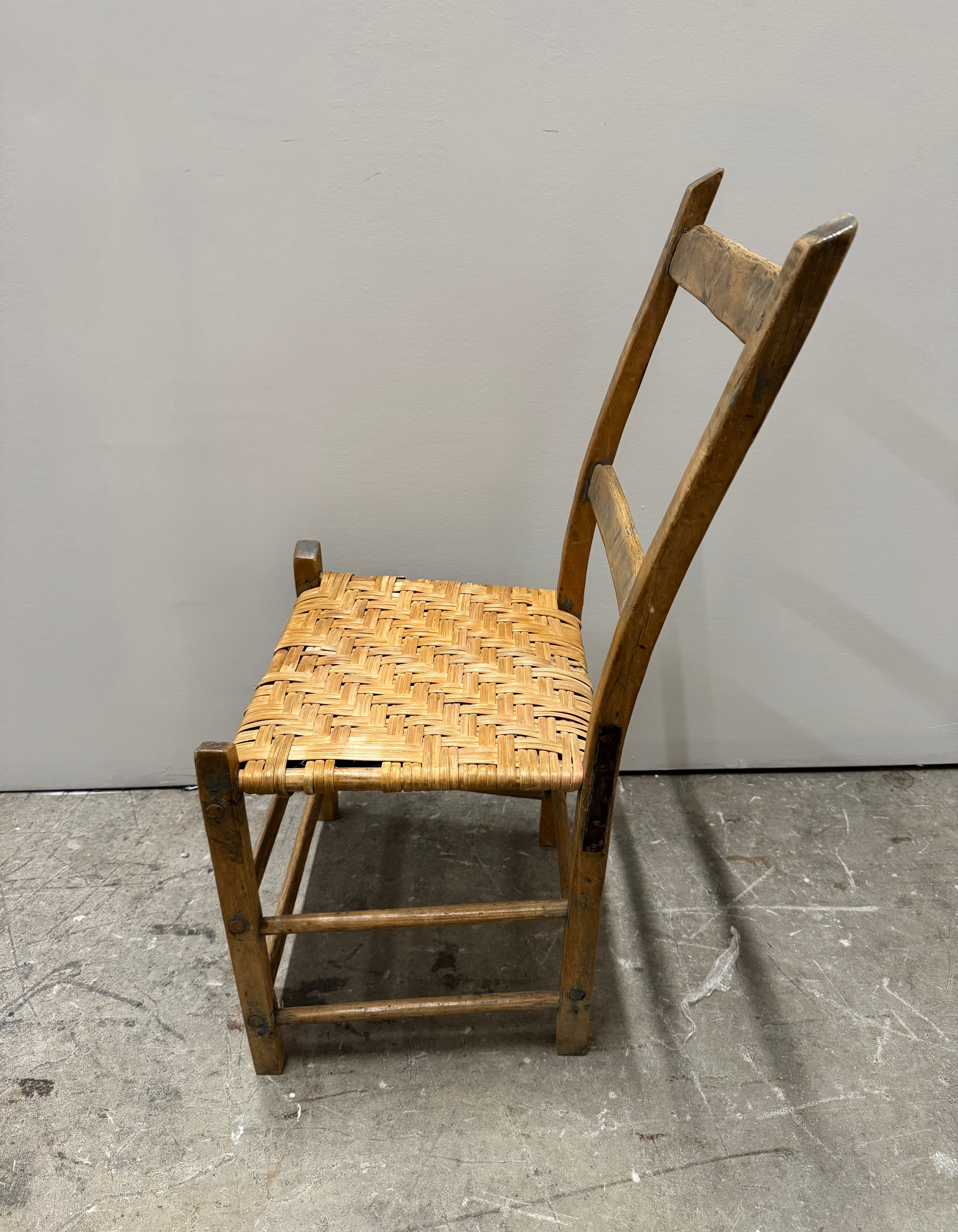 Vintage Farmhouse Ladderback Chair