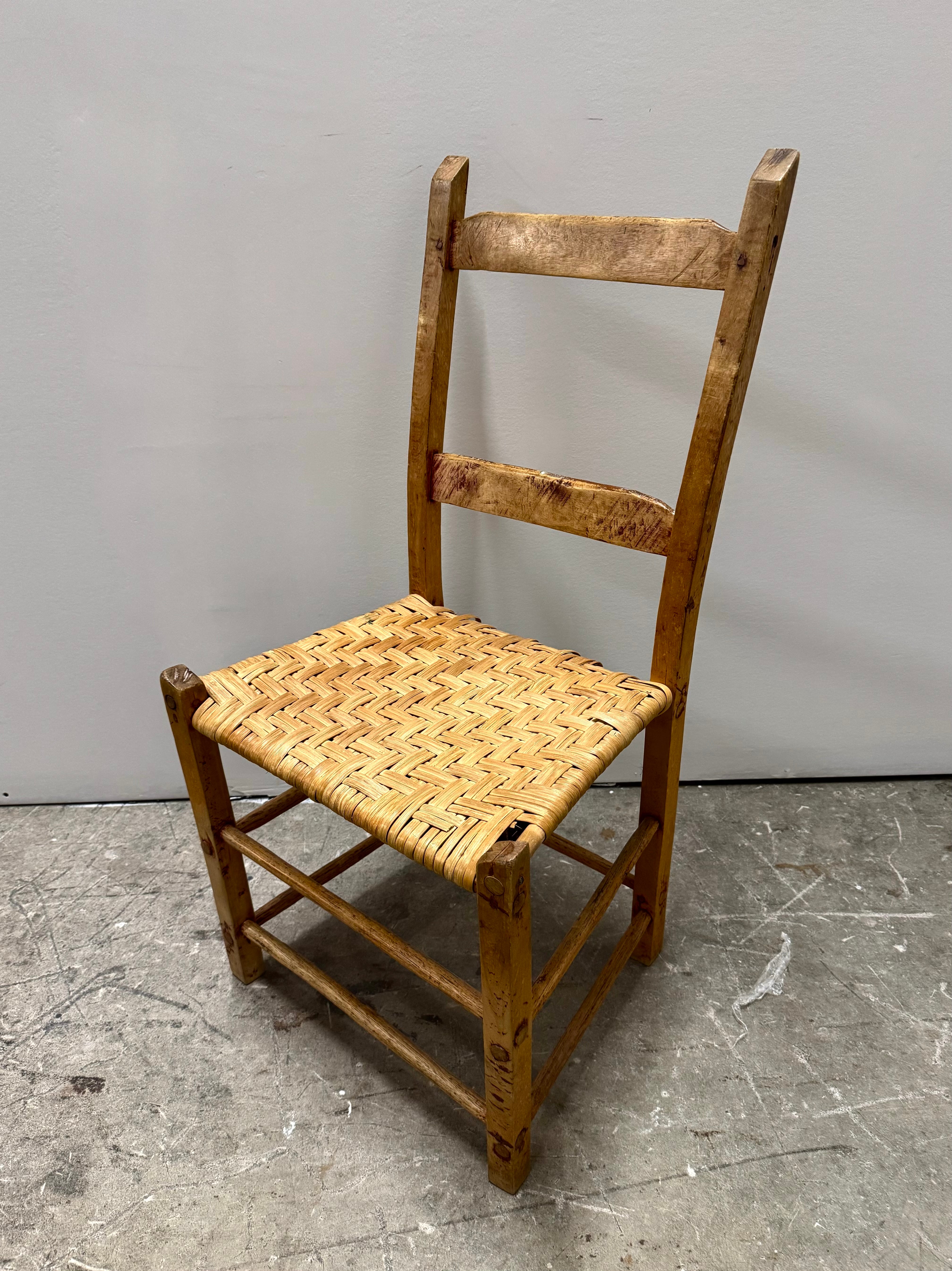 Vintage Farmhouse Ladderback Chair