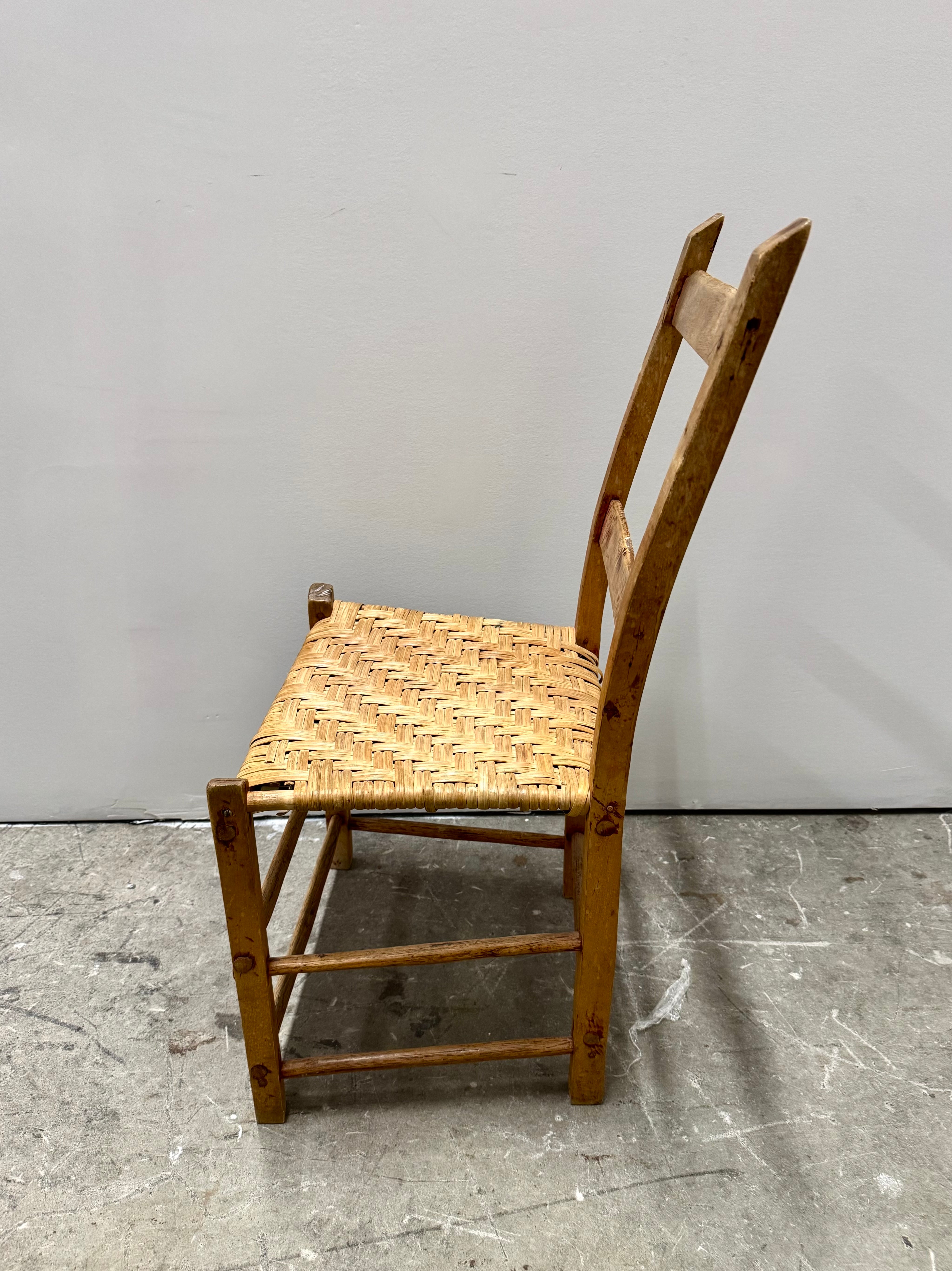 Vintage Farmhouse Ladderback Chair